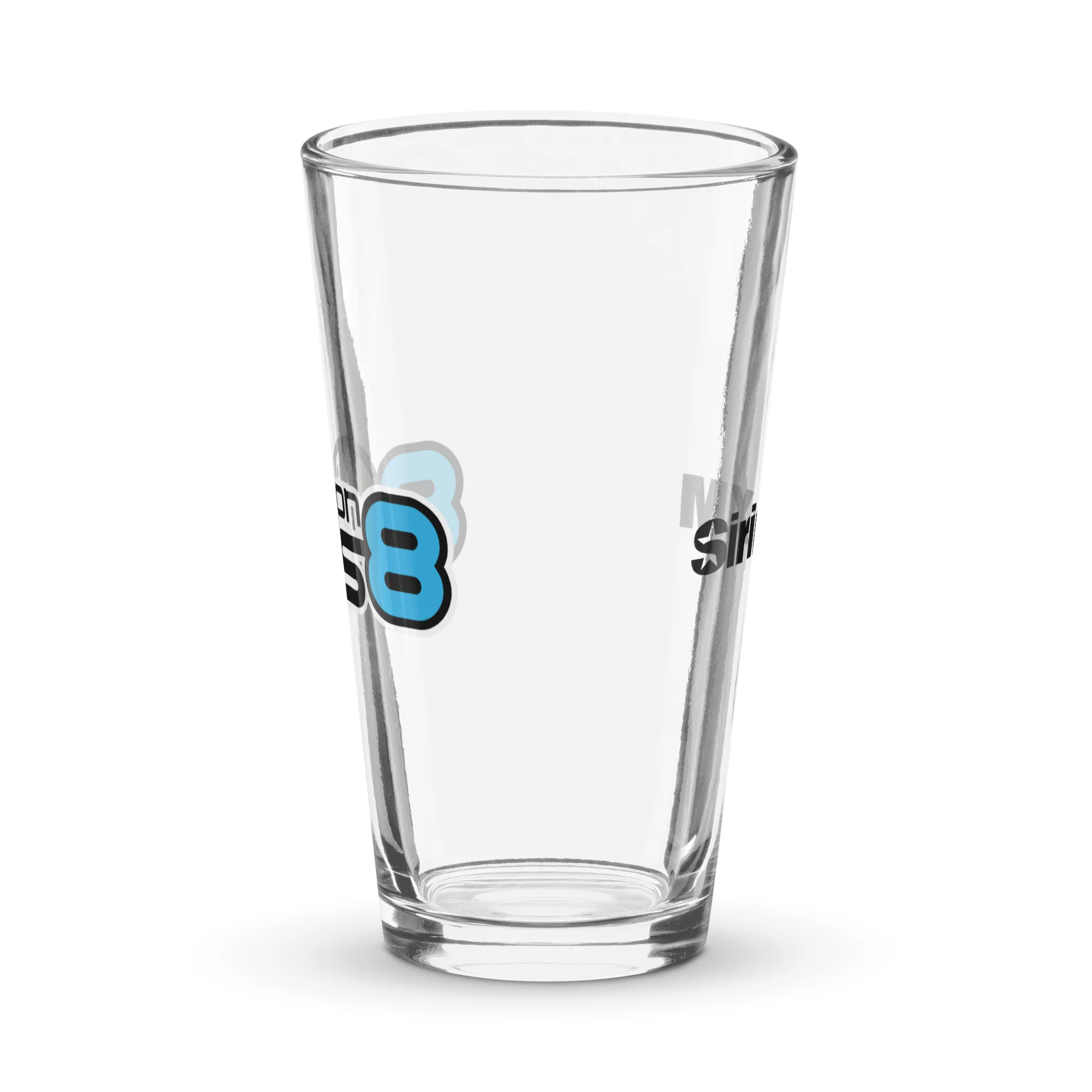 80s on 8: Pint Glass - Image 3