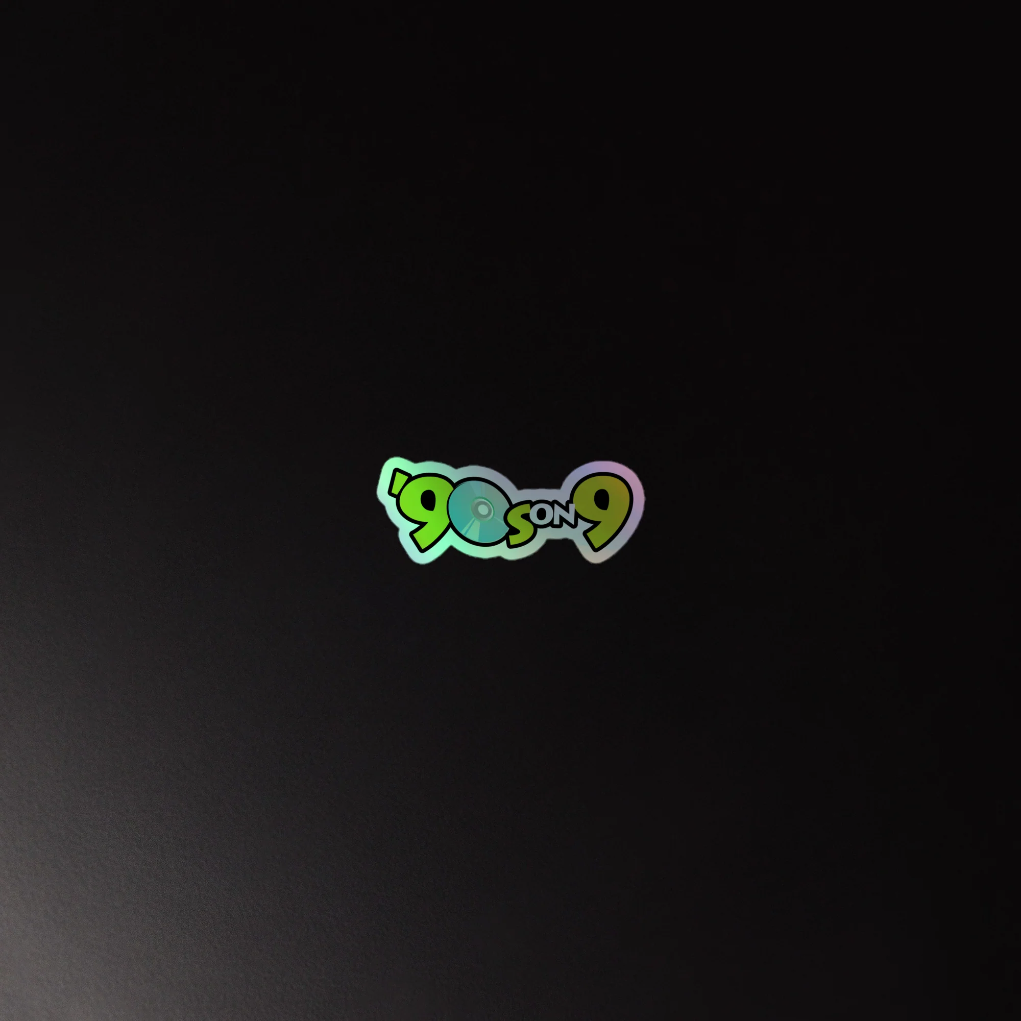 90s on 9: Holographic Sticker - Image 4
