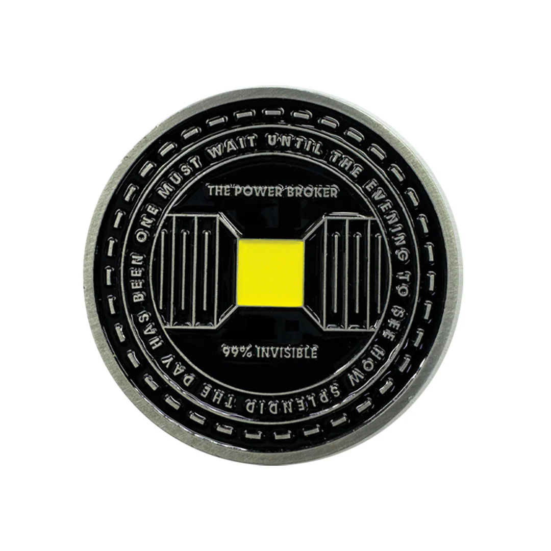 99% Invisible: The Power Broker Challenge Coin - Image 2