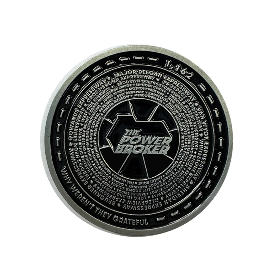 99% Invisible: The Power Broker Challenge Coin - Image 3