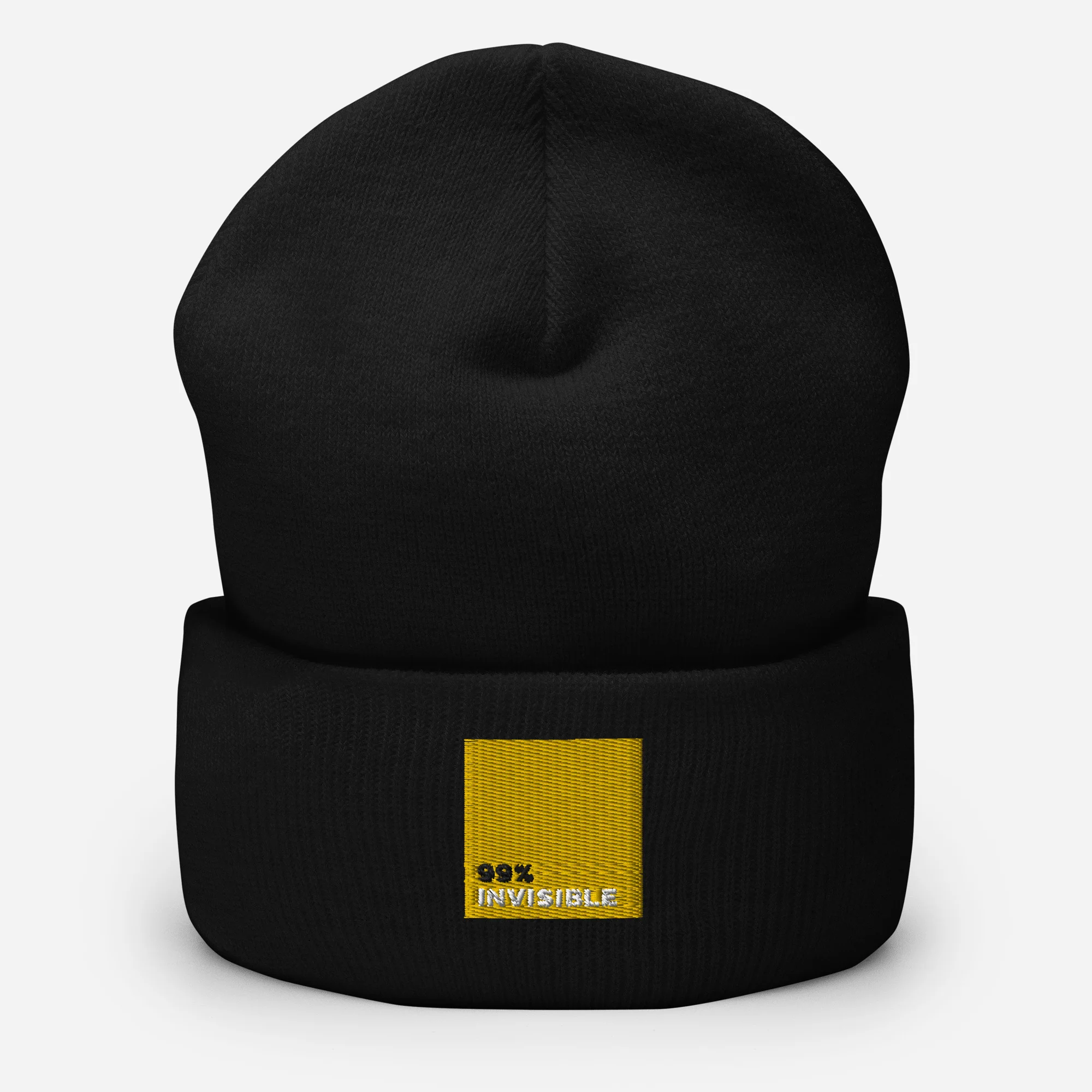 99% Invisible: Embroidered Cuffed Beanie - Image 3