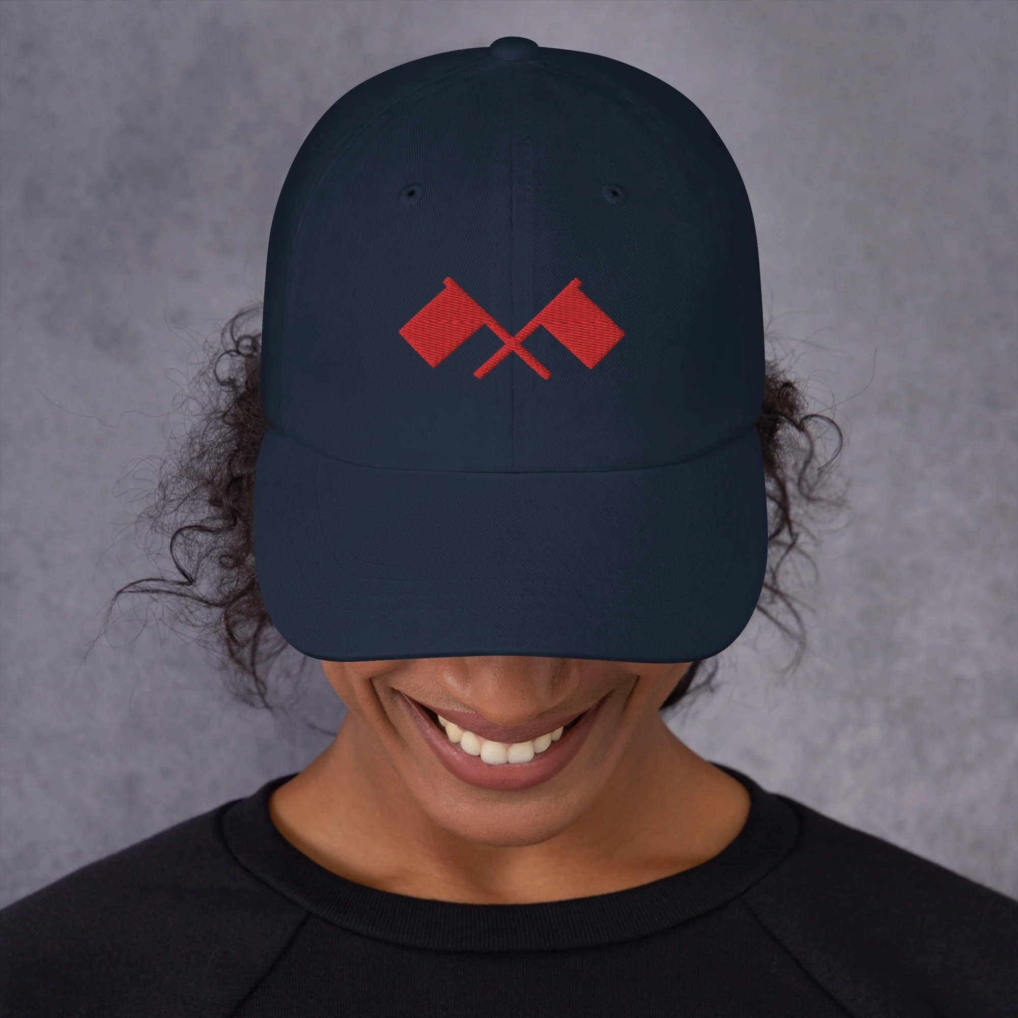 Bad Dates: Red-Flags Navy Hat - Image 5