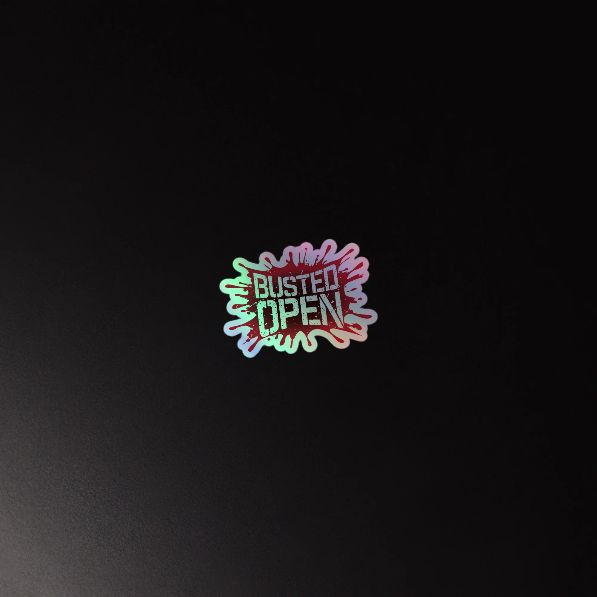 Busted Open: Holographic Sticker - Image 4