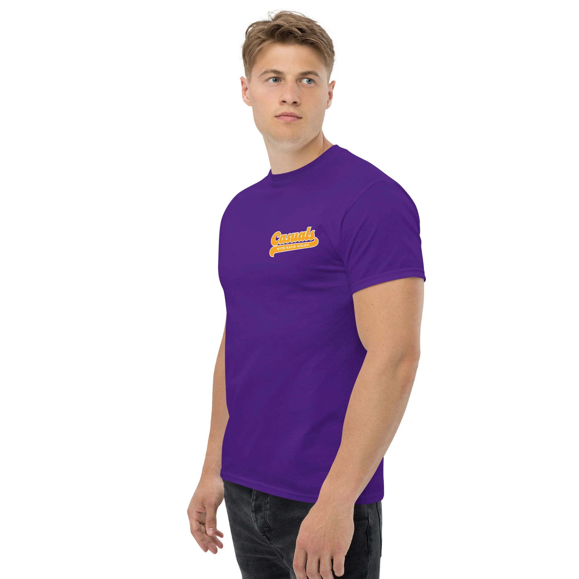 Casuals with Katie Nolan: LA Basketball Colors T-shirt - Image 3