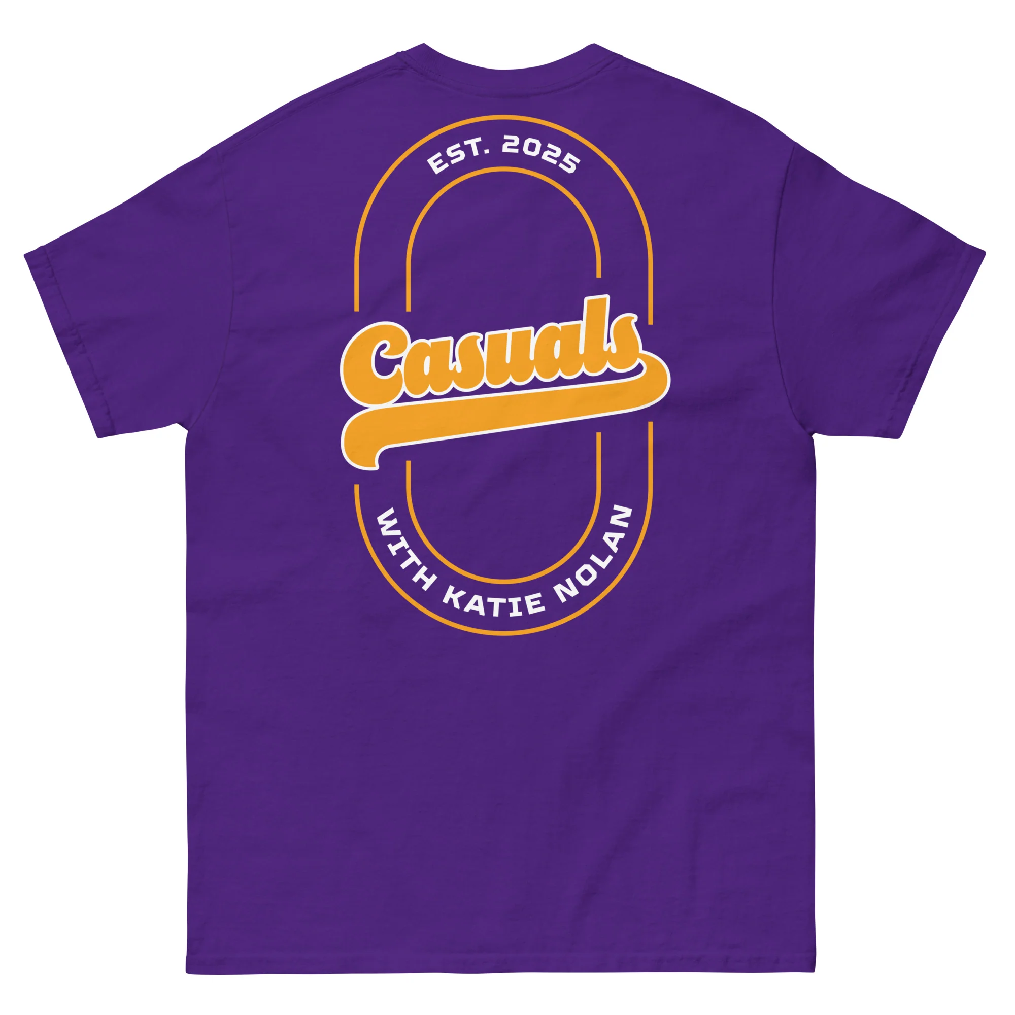 Casuals with Katie Nolan: LA Basketball Colors T-shirt - Image 5