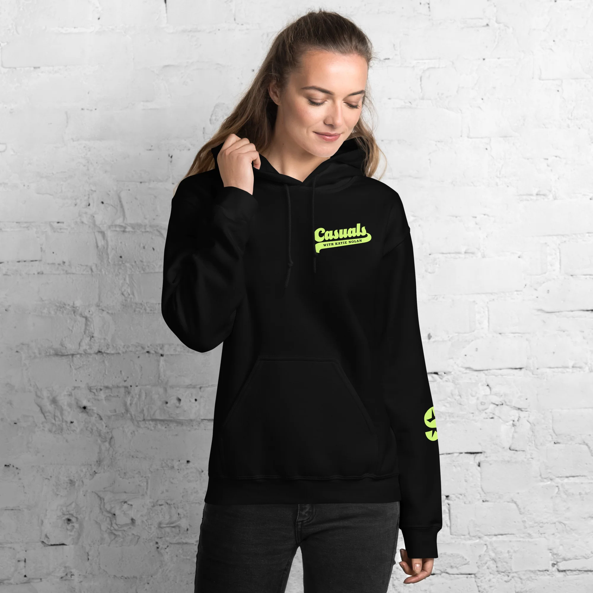 Casuals with Katie Nolan: Black Hoodie - Image 3