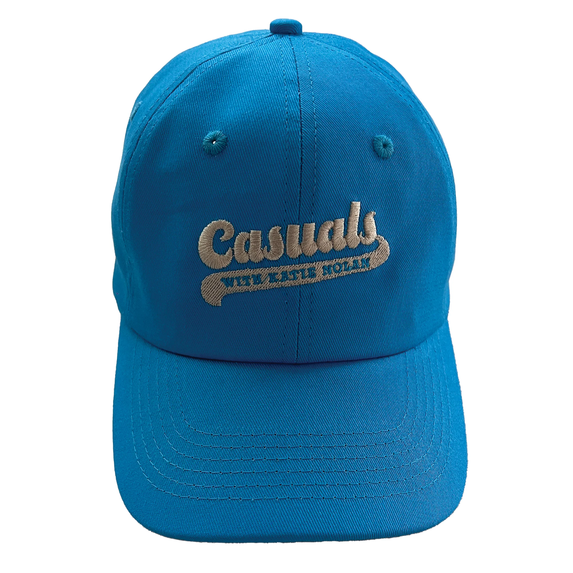 Casuals with Katie Nolan: Blue Embroidered Ball Cap - Image 3