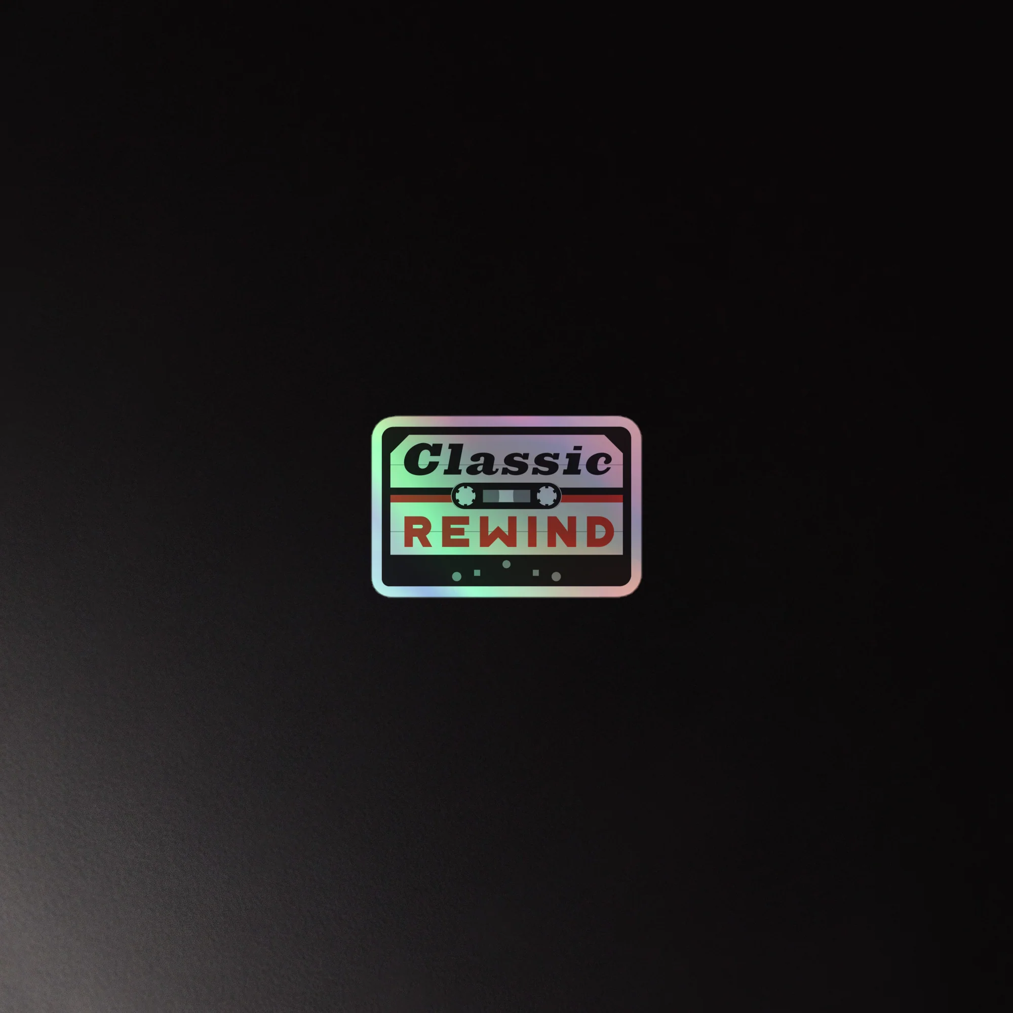 Classic Rewind: Holographic Sticker - Image 4