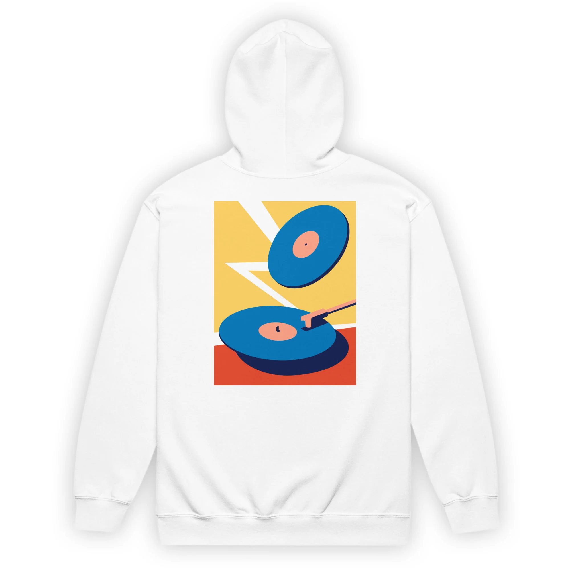 Classic Vinyl: RPMs Heavy Blend Zip Hoodie - Image 3