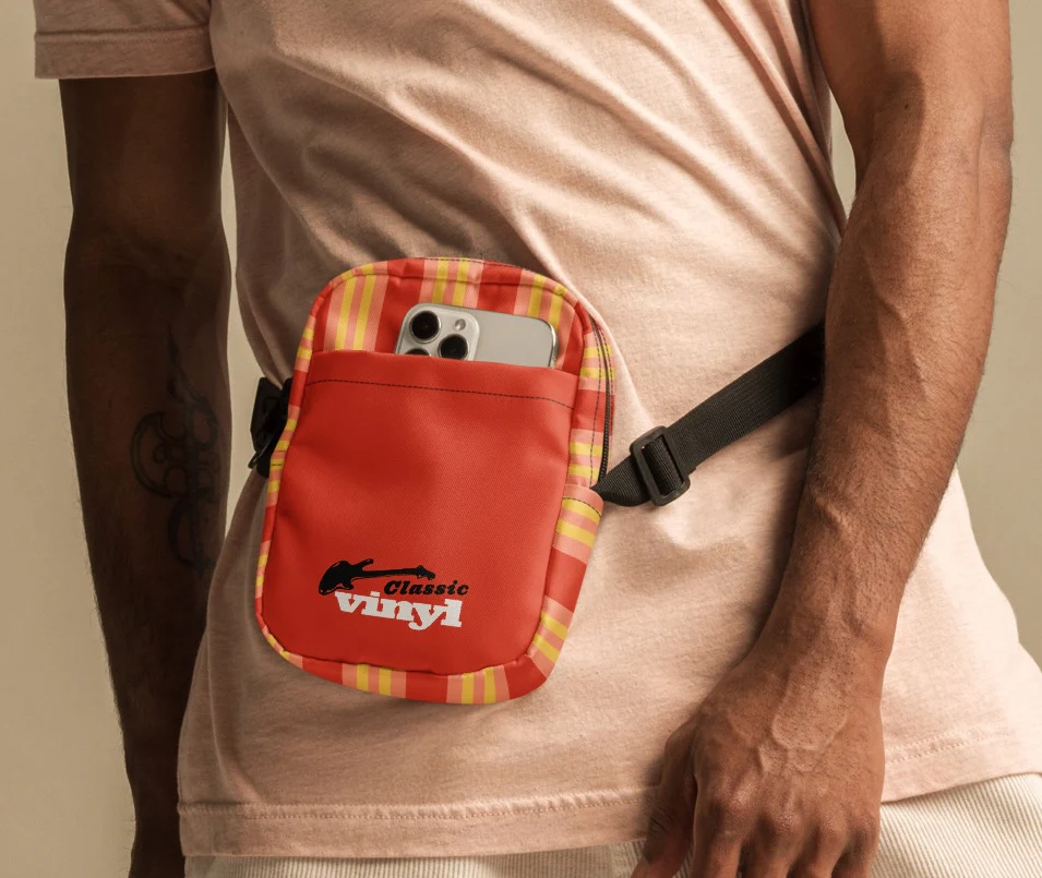 Classic Vinyl: Liner Notes Crossbody Bag - Image 5