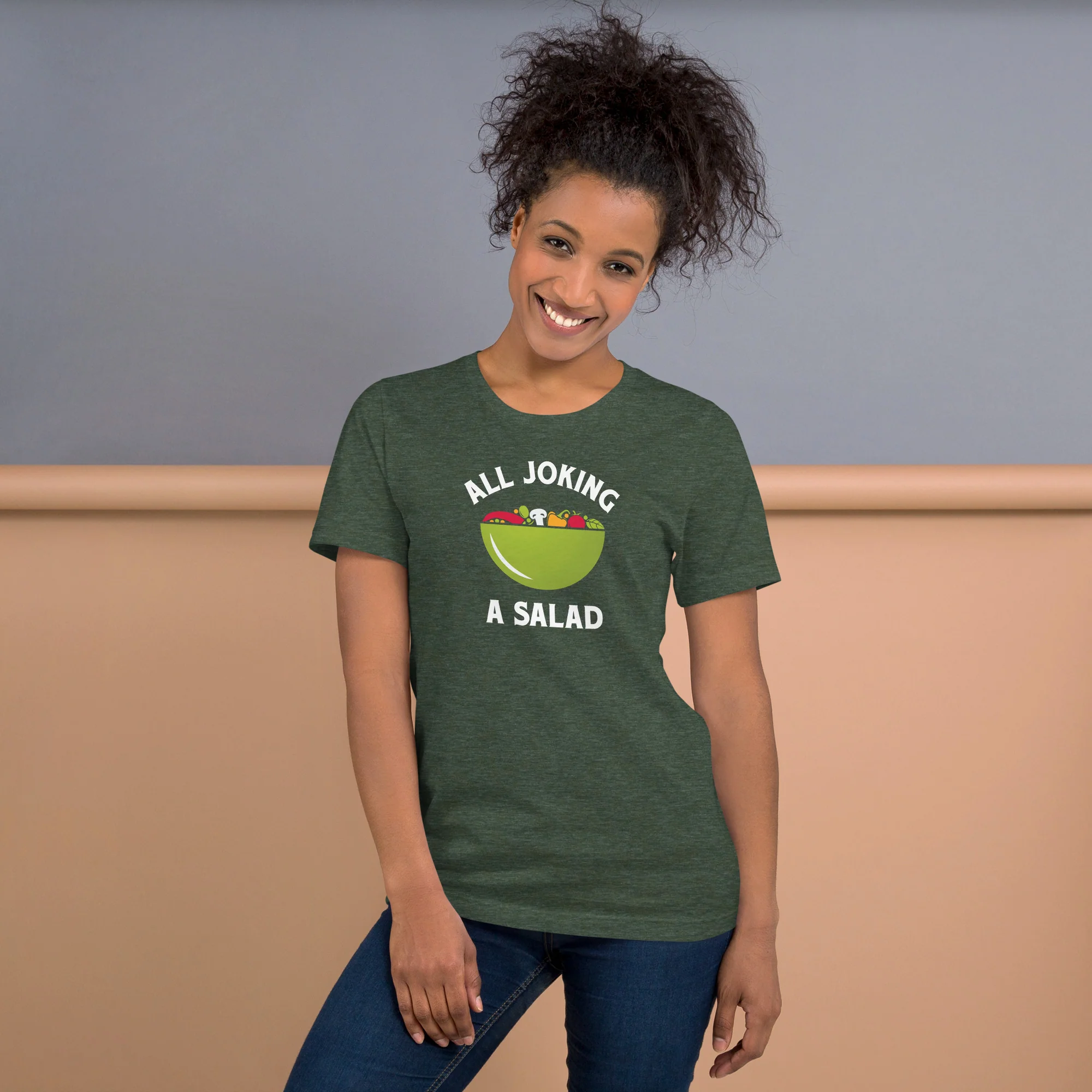 Comedy Bang Bang: Throwback All Joking A Salad T-shirt - Image 2