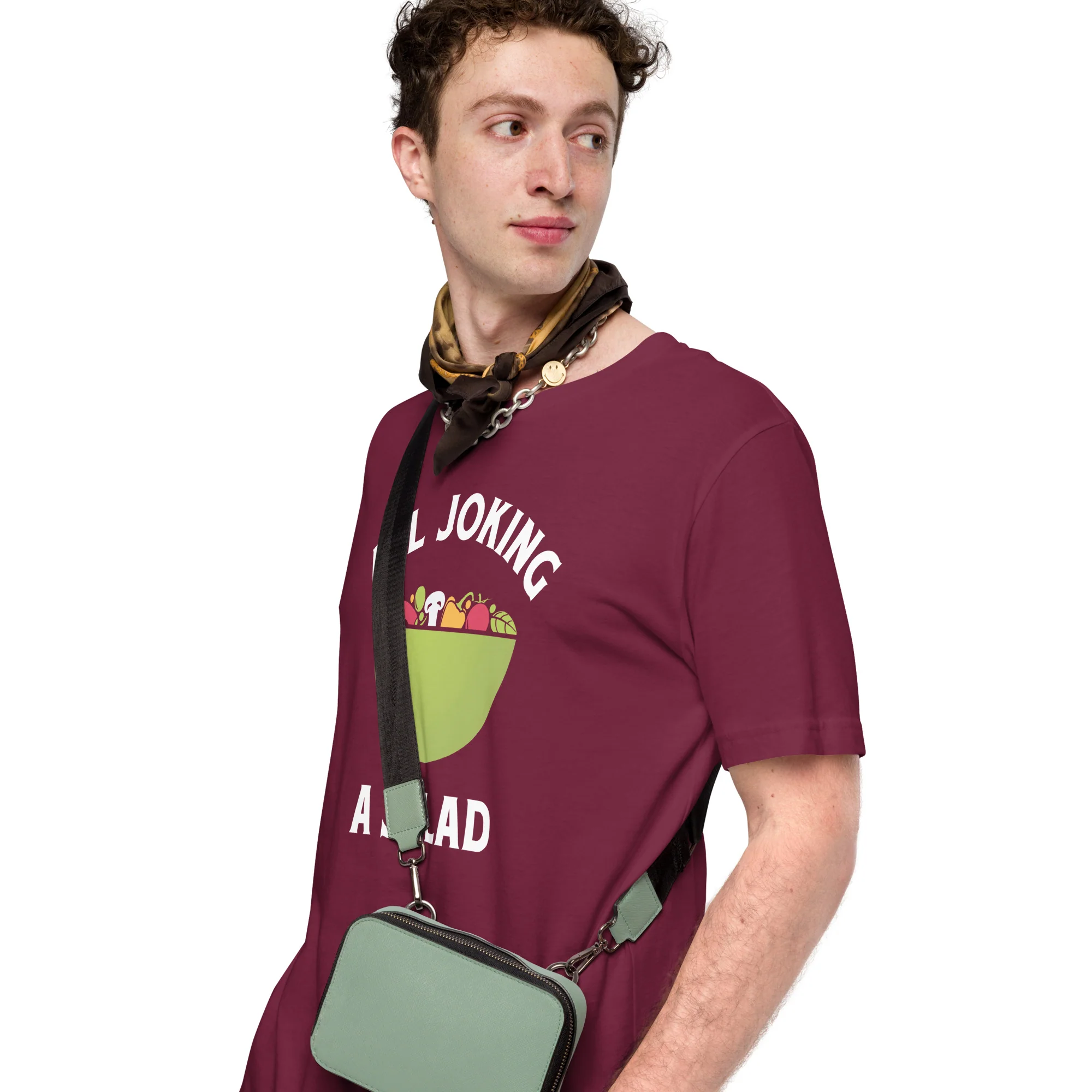 Comedy Bang Bang: Throwback All Joking A Salad T-shirt - Image 3