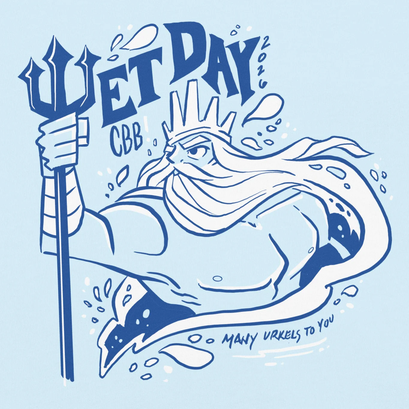 Comedy Bang Bang: Wet Day Many T-shirt - Image 2