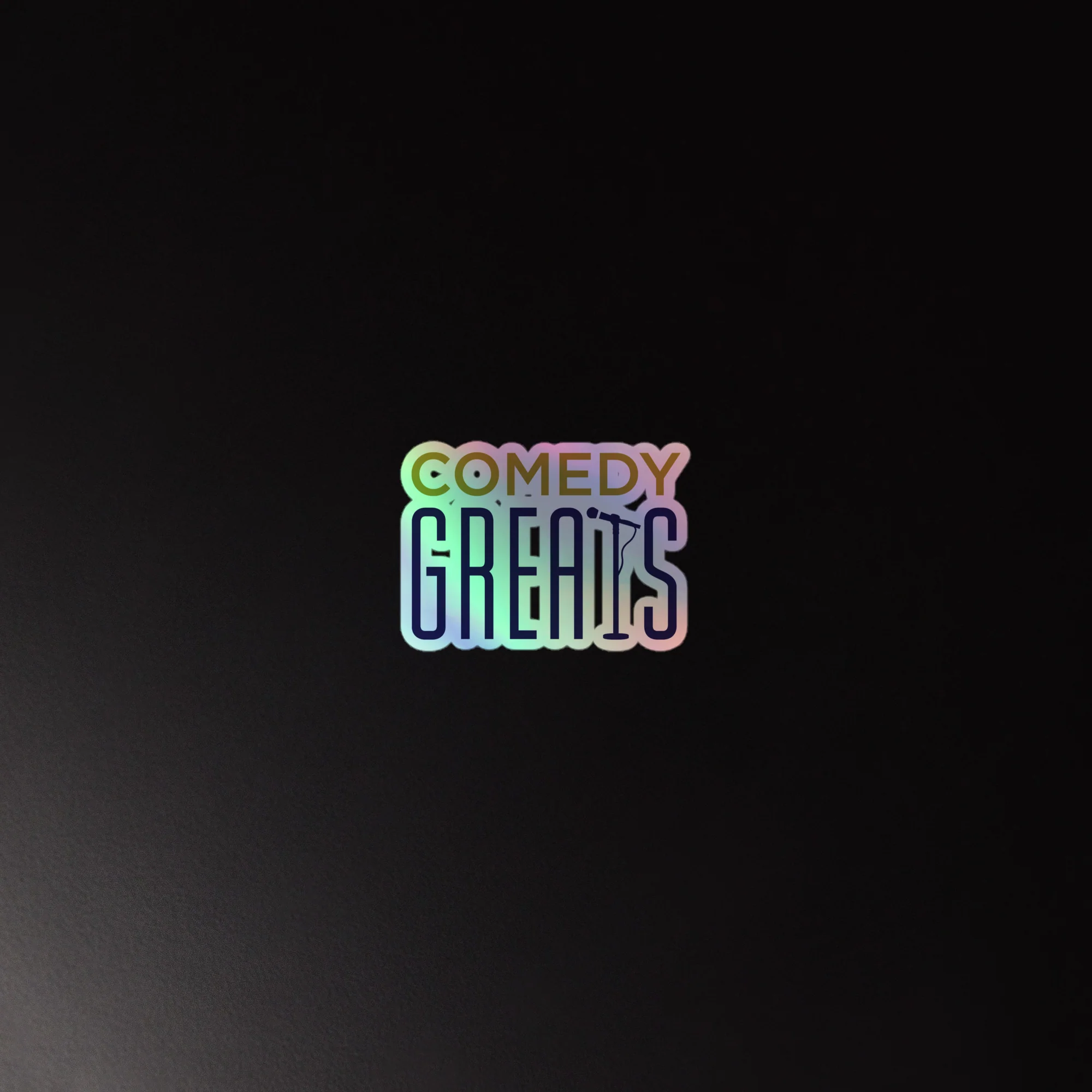 Comedy Greats: Holographic Sticker - Image 4