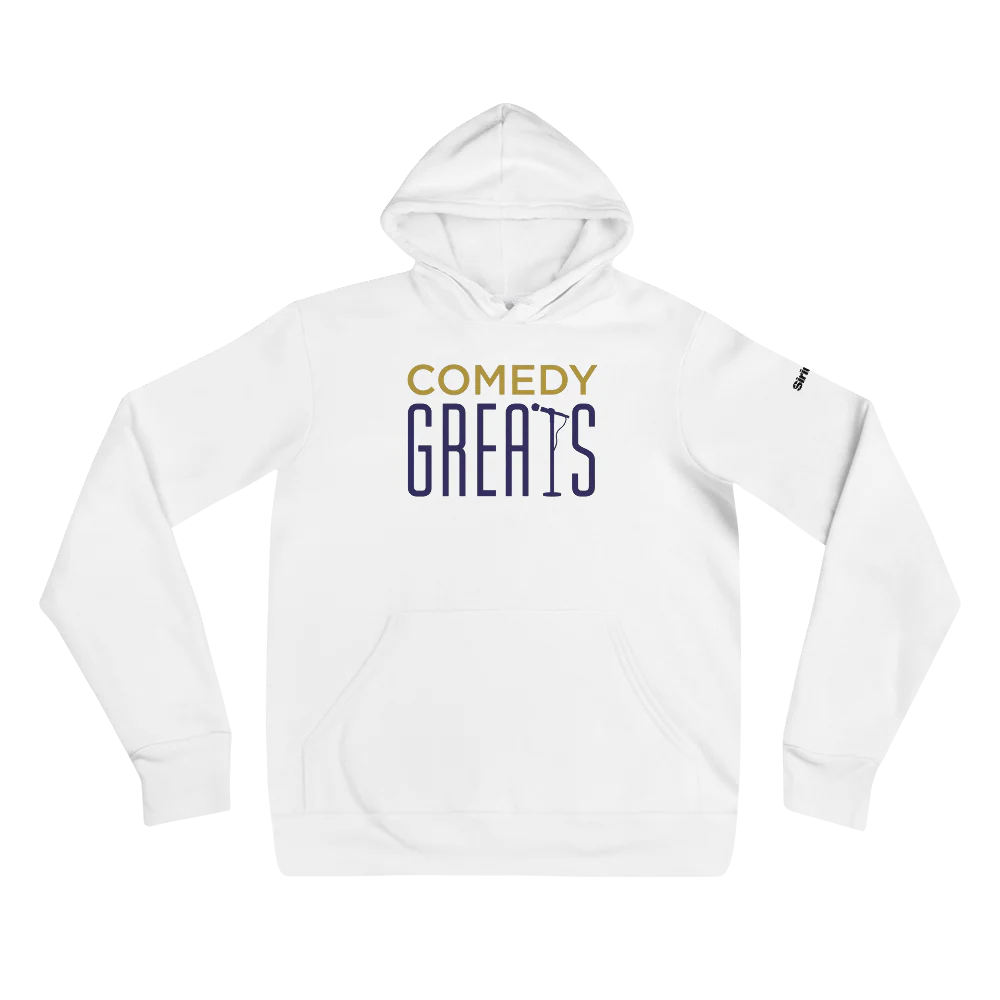 Comedy Greats: Hoodie (White) - Image 2