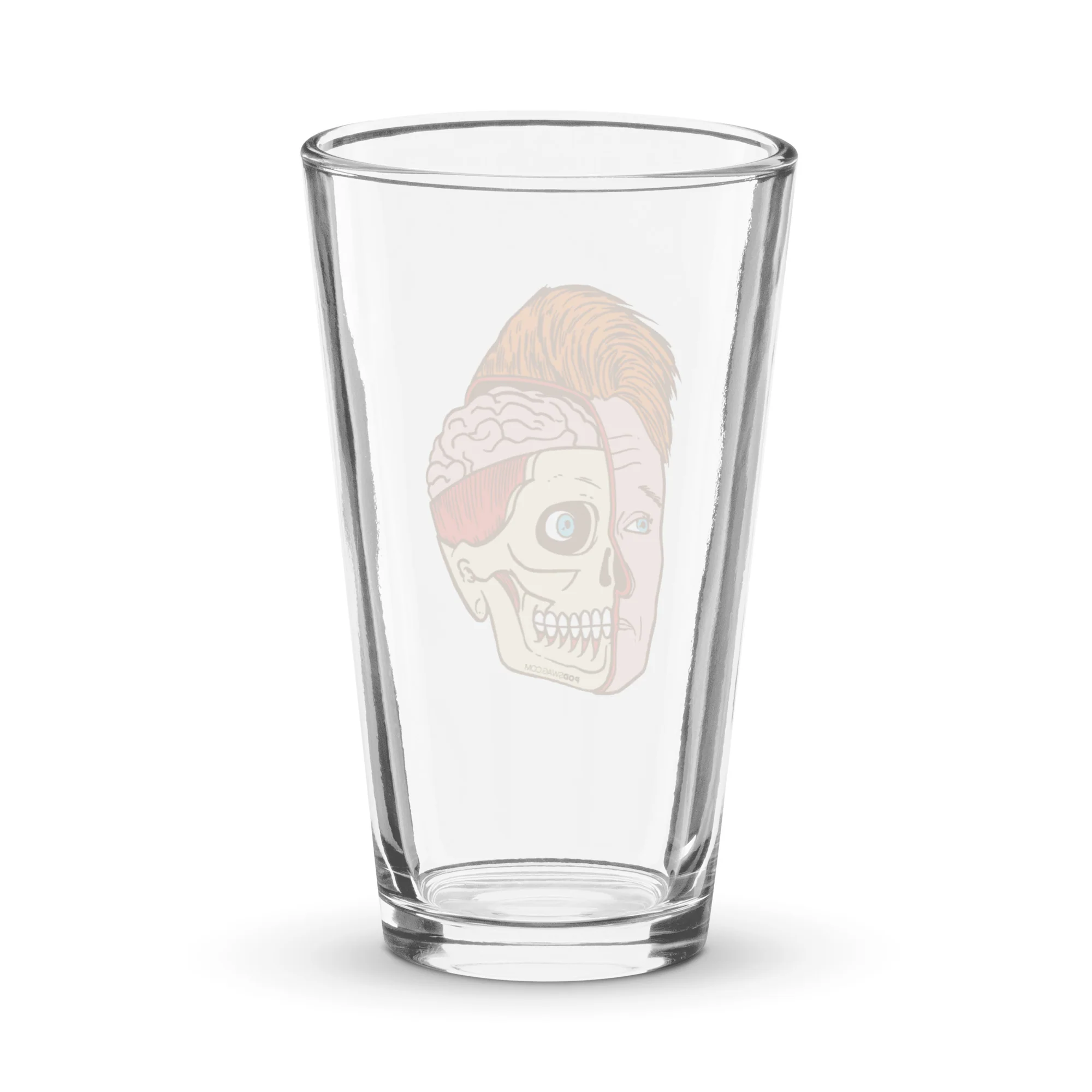 Conan O’Brien: Face Skull Pint Glass - Image 2