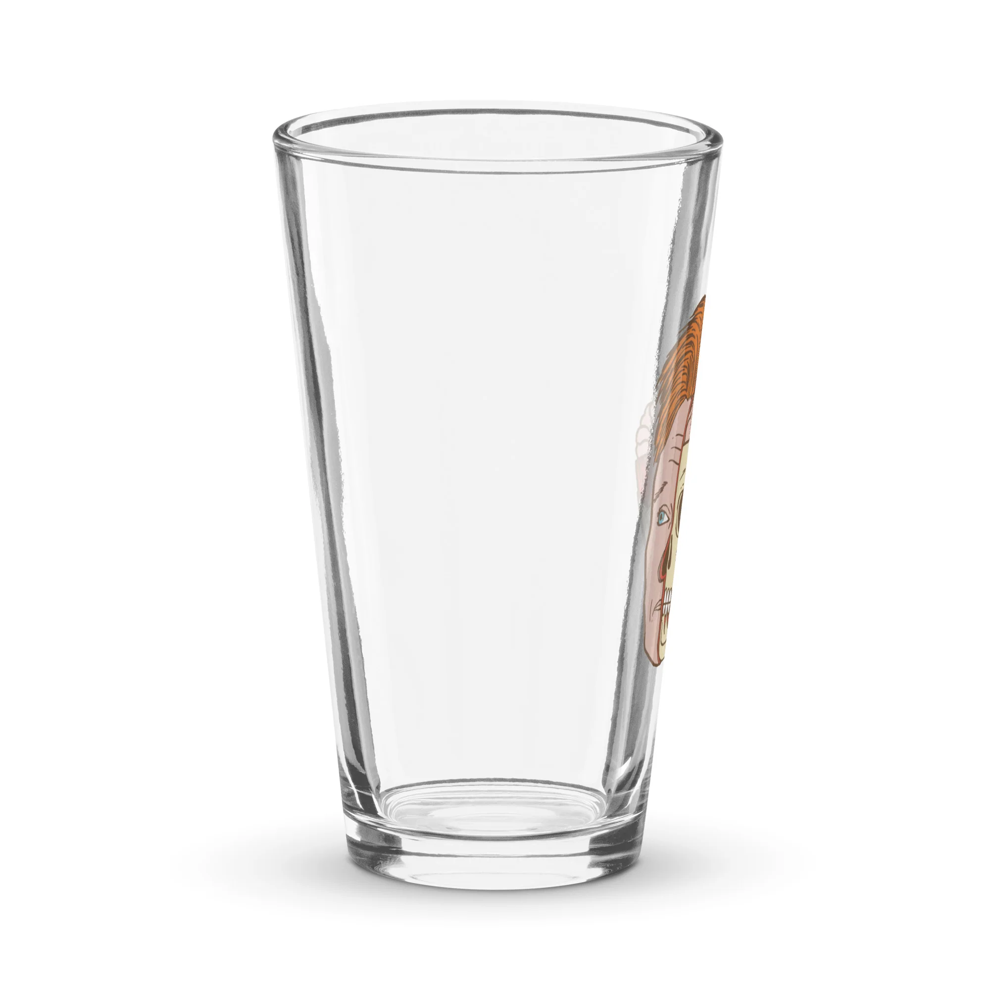 Conan O’Brien: Face Skull Pint Glass - Image 4