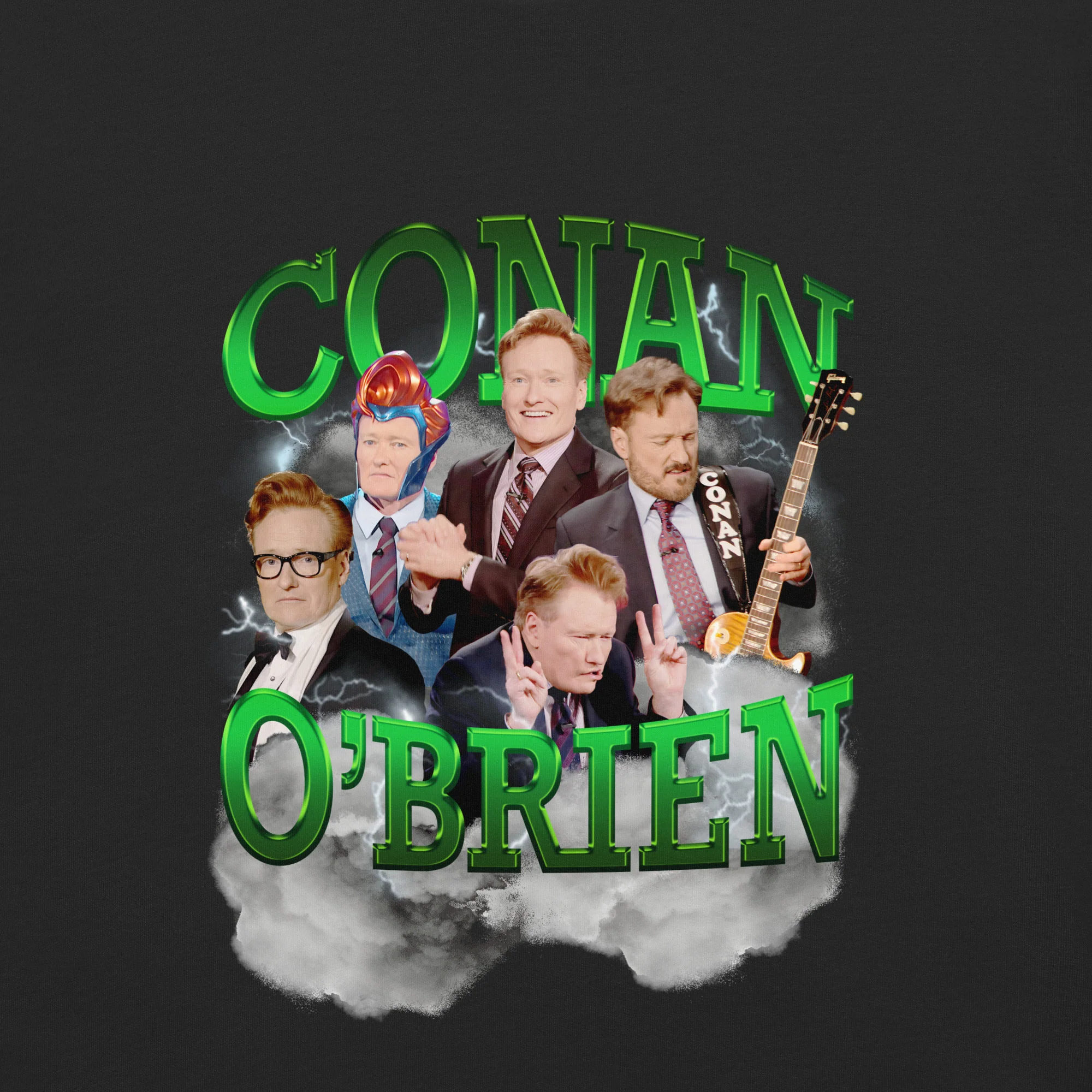 Conan O'Brien: Lucky Retro T-shirt - Black - Image 2
