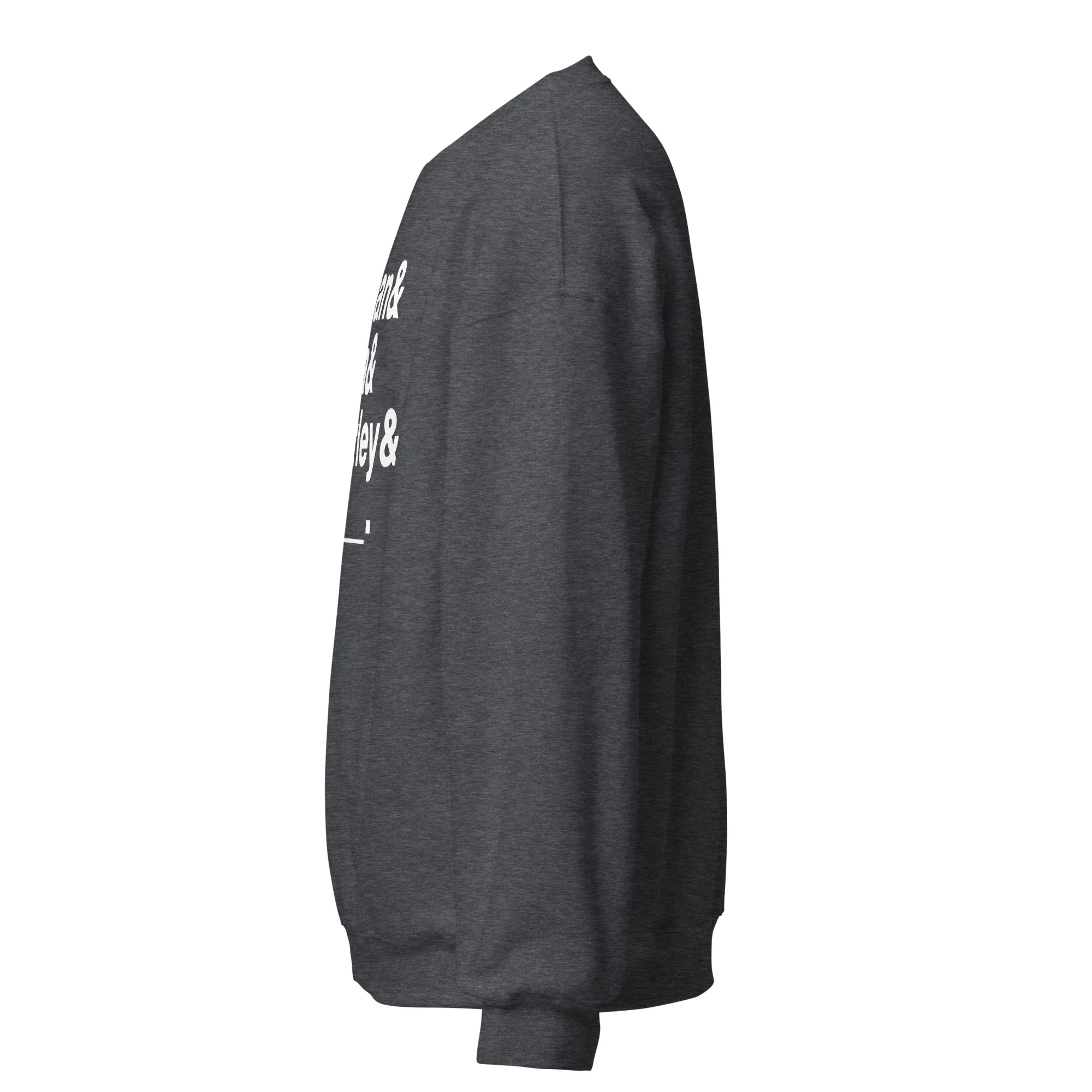 Conan O'Brien Needs A Friend: Conan & Sona & Gourley & You Sweatshirt (Black/Grey/Pink) - Image 4