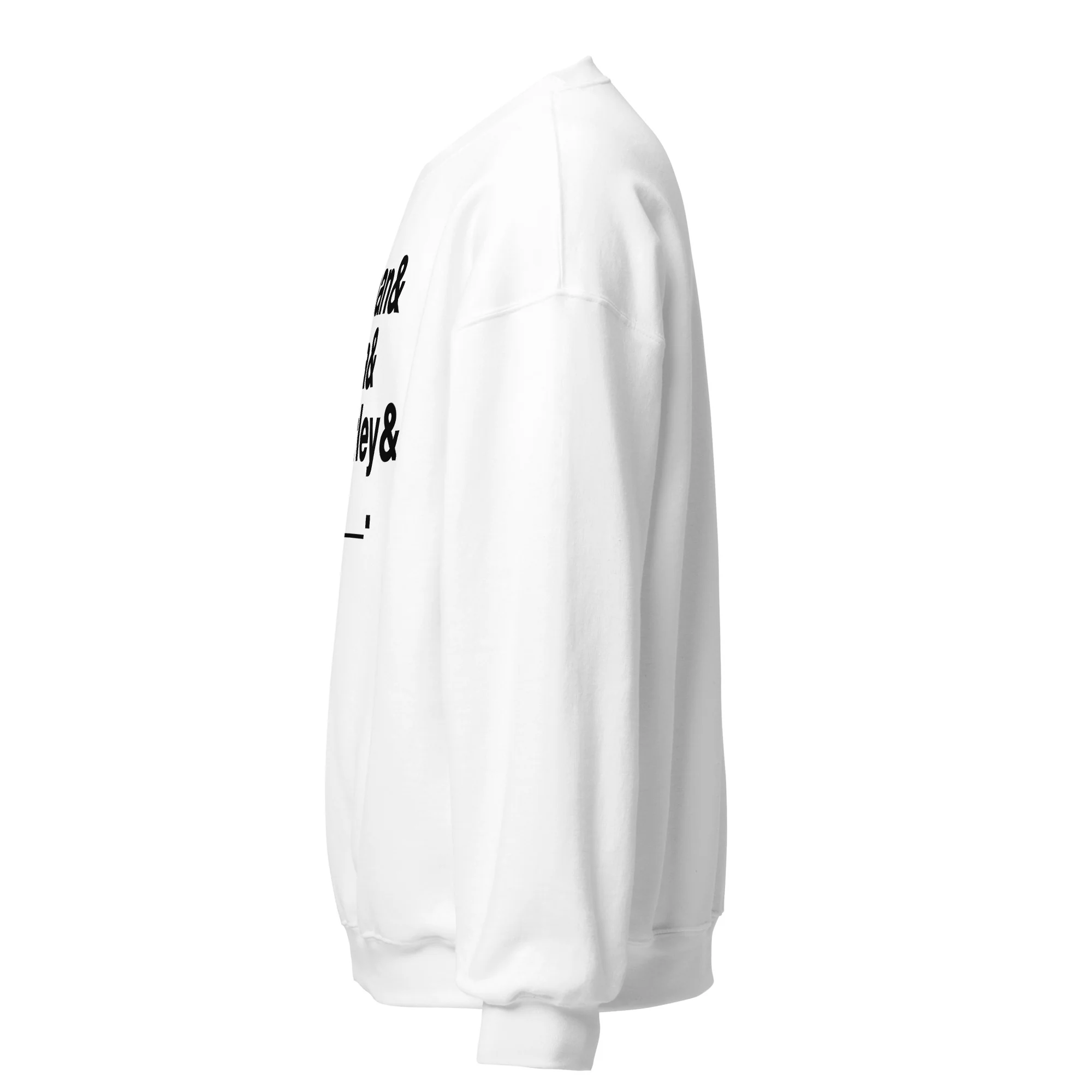 Conan O'Brien Needs A Friend: Conan & Sona & Gourley & You Sweatshirt (White/Blue) - Image 2