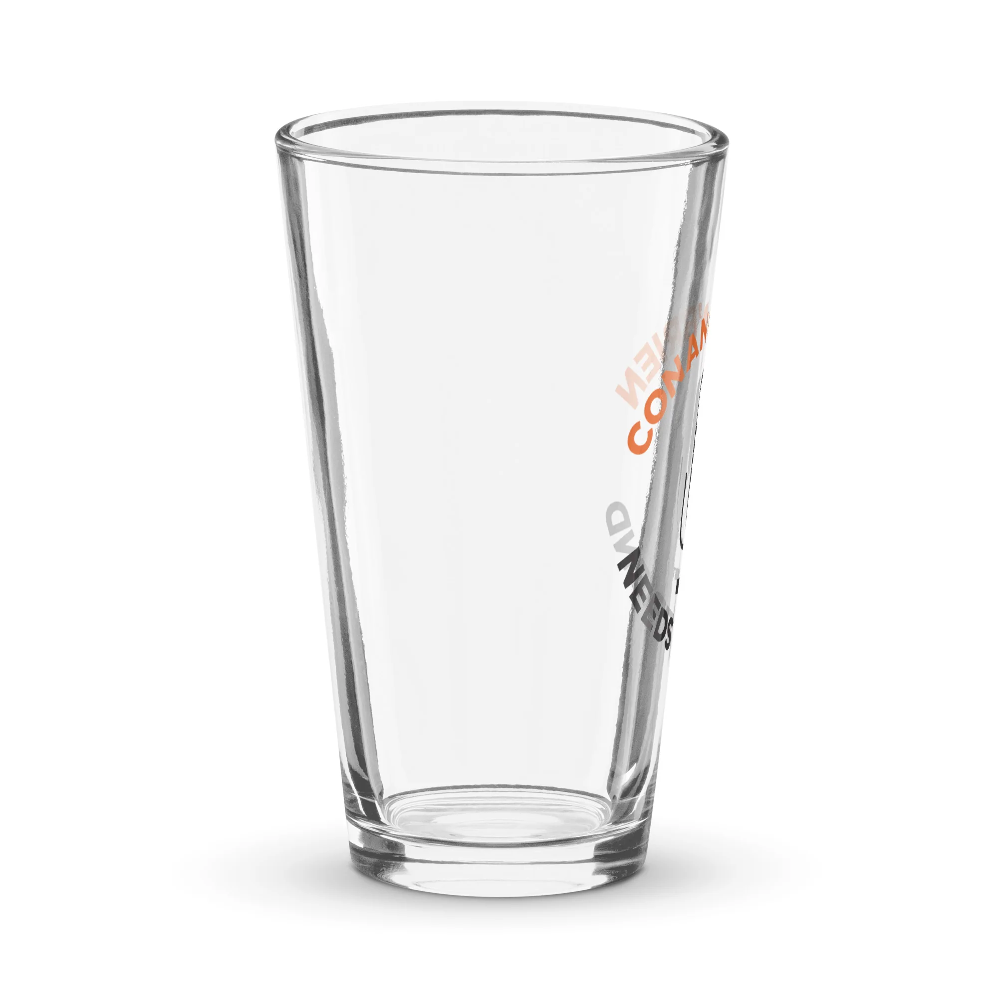 Conan O'Brien Needs A Friend: Hot Mic Pint Glass - Image 4