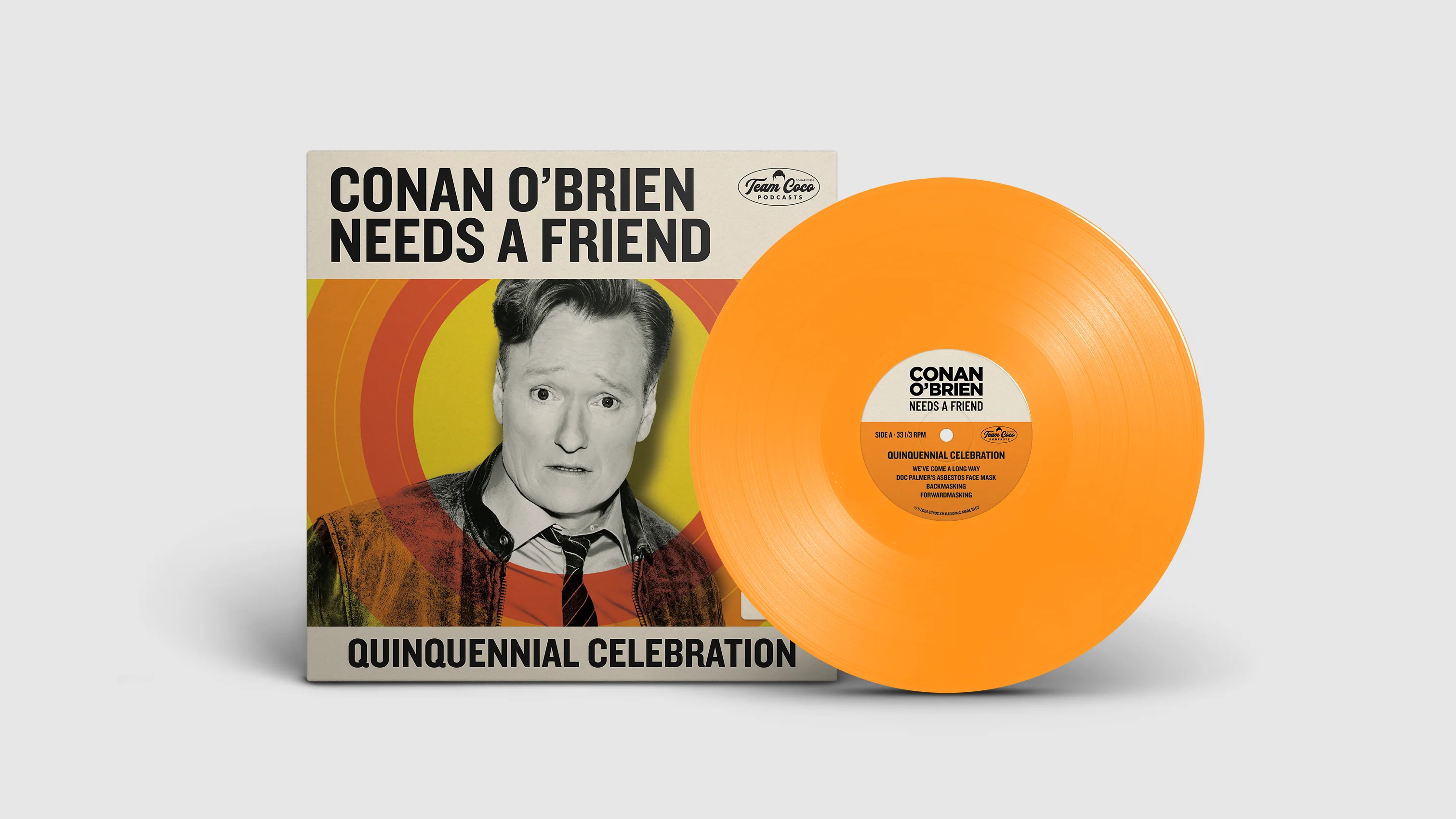 Conan O'Brien Needs A Friend: Quinquennial Celebration Exclusive LP 2nd Pressing - Image 4