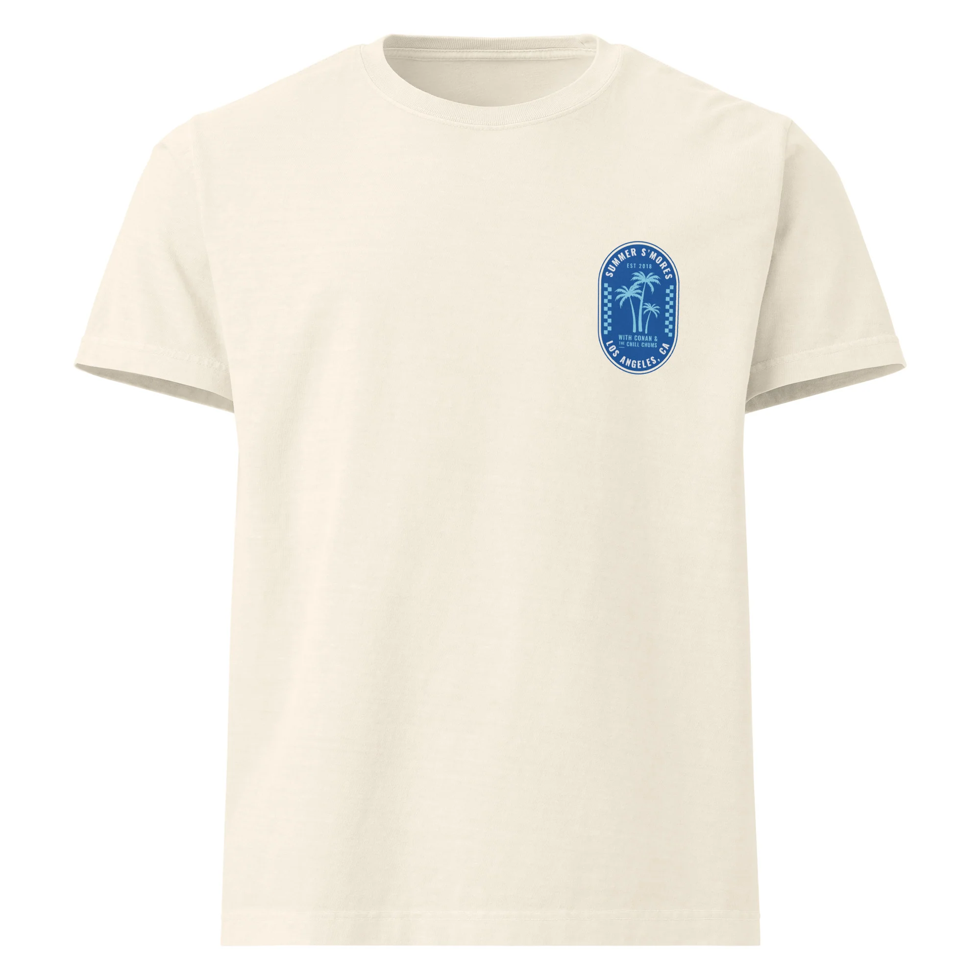Conan O'Brien Needs A Friend: Summer S'mores 25 Oversized Palms T-shirt - Image 4