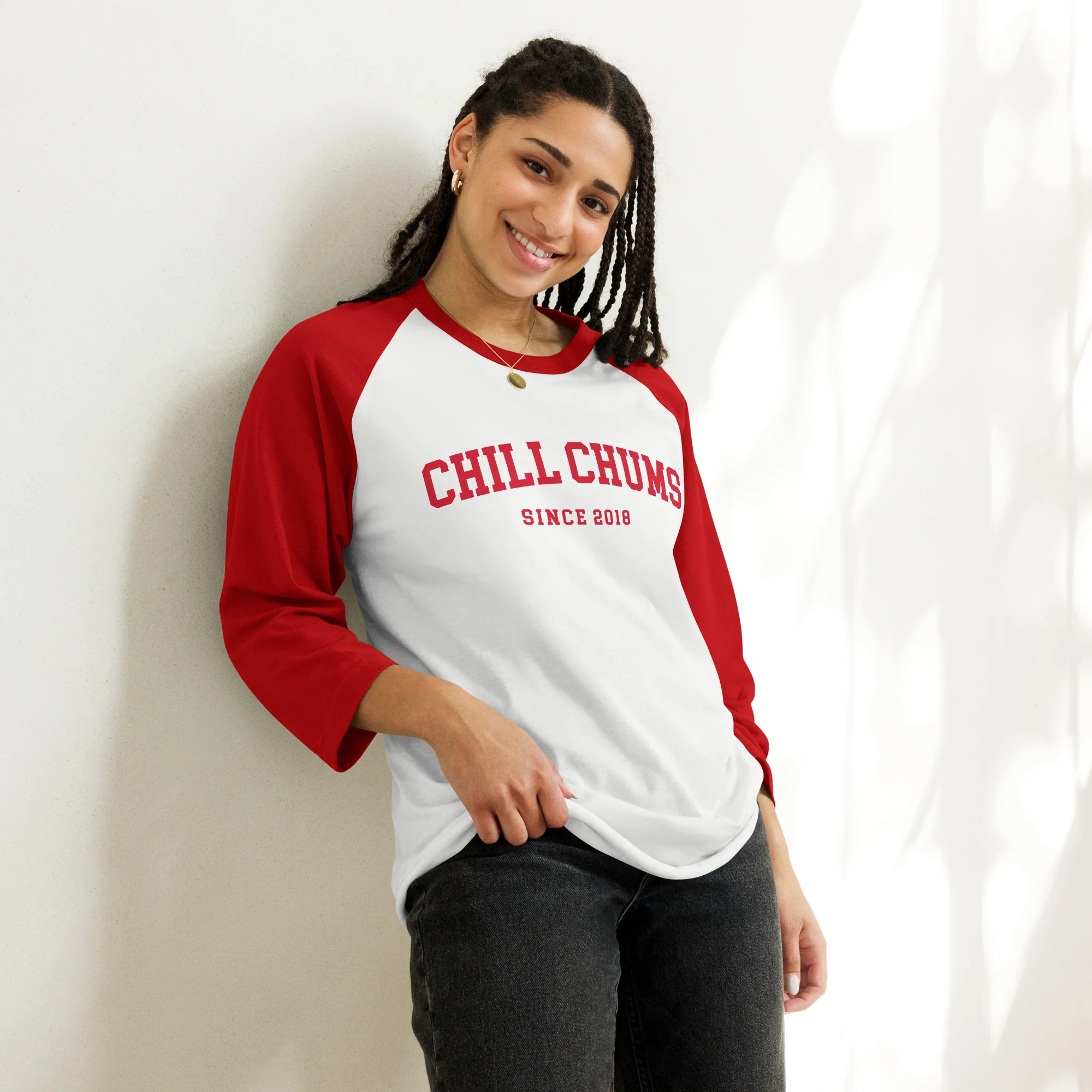 Conan O'Brien Needs A Friend: Summer S'mores 25 Raglan Baseball Tee - Image 2