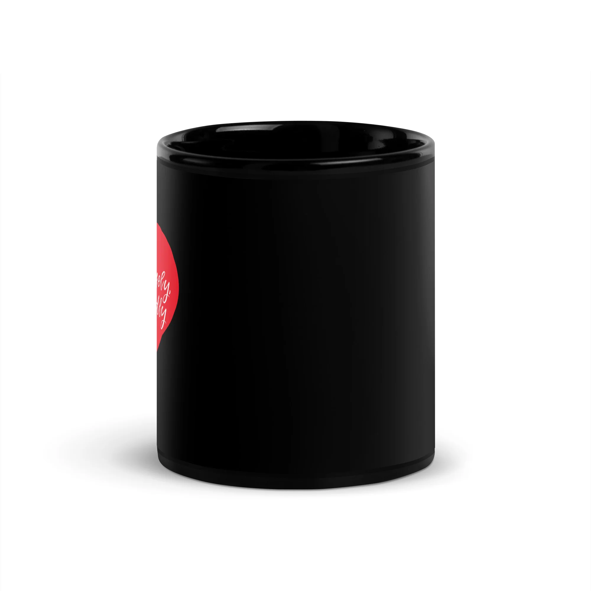 Dr. Laura: Wisely Kindly Black Mug - Image 3