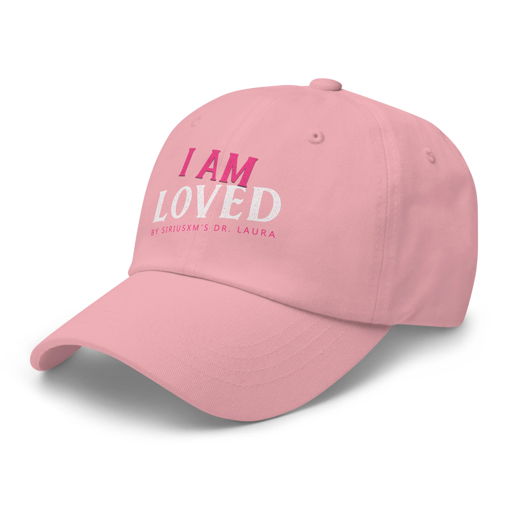 Dr. Laura: I Am Loved Pink Ball Cap - Image 3