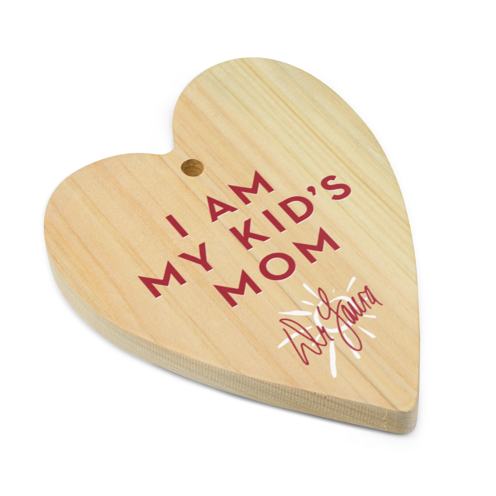 Dr. Laura: My Kid's Mom Heart Ornament - Image 2
