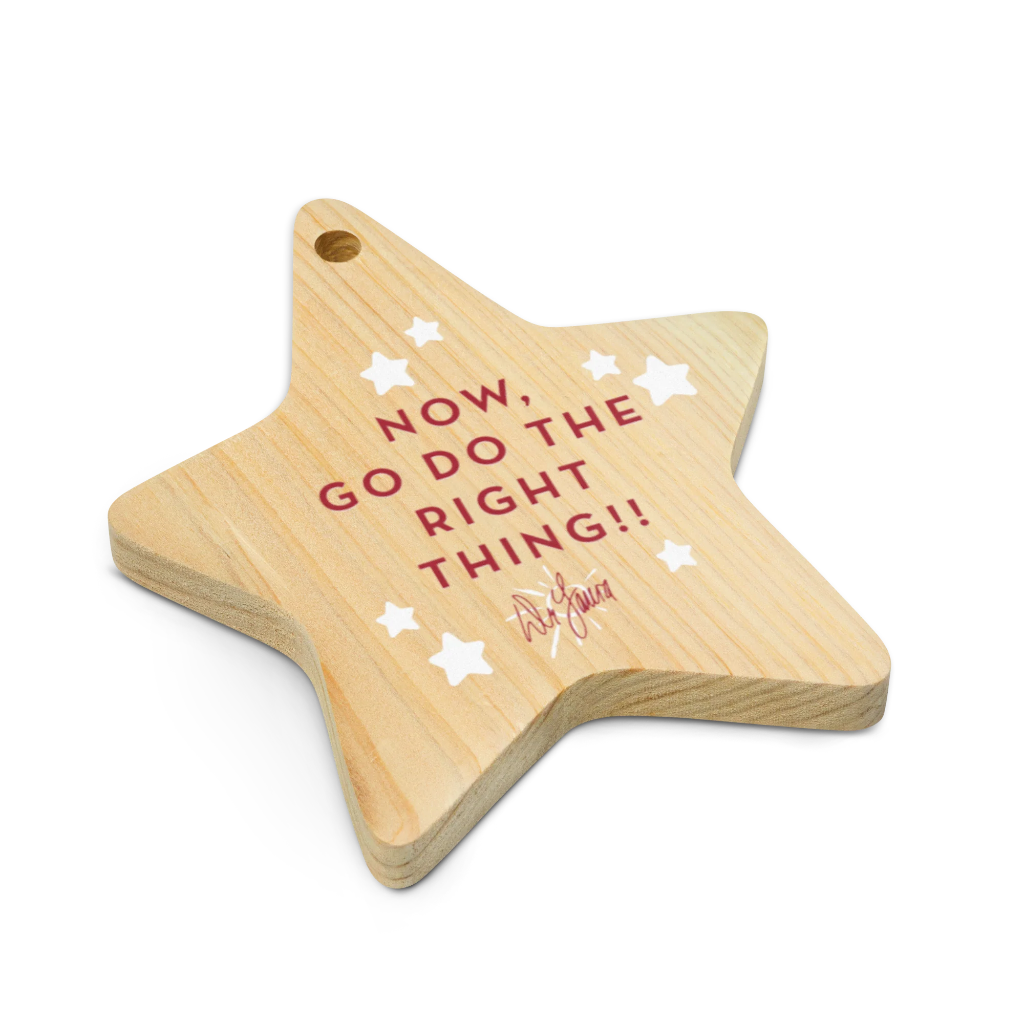Dr. Laura: Right Thing Star Ornament - Image 2