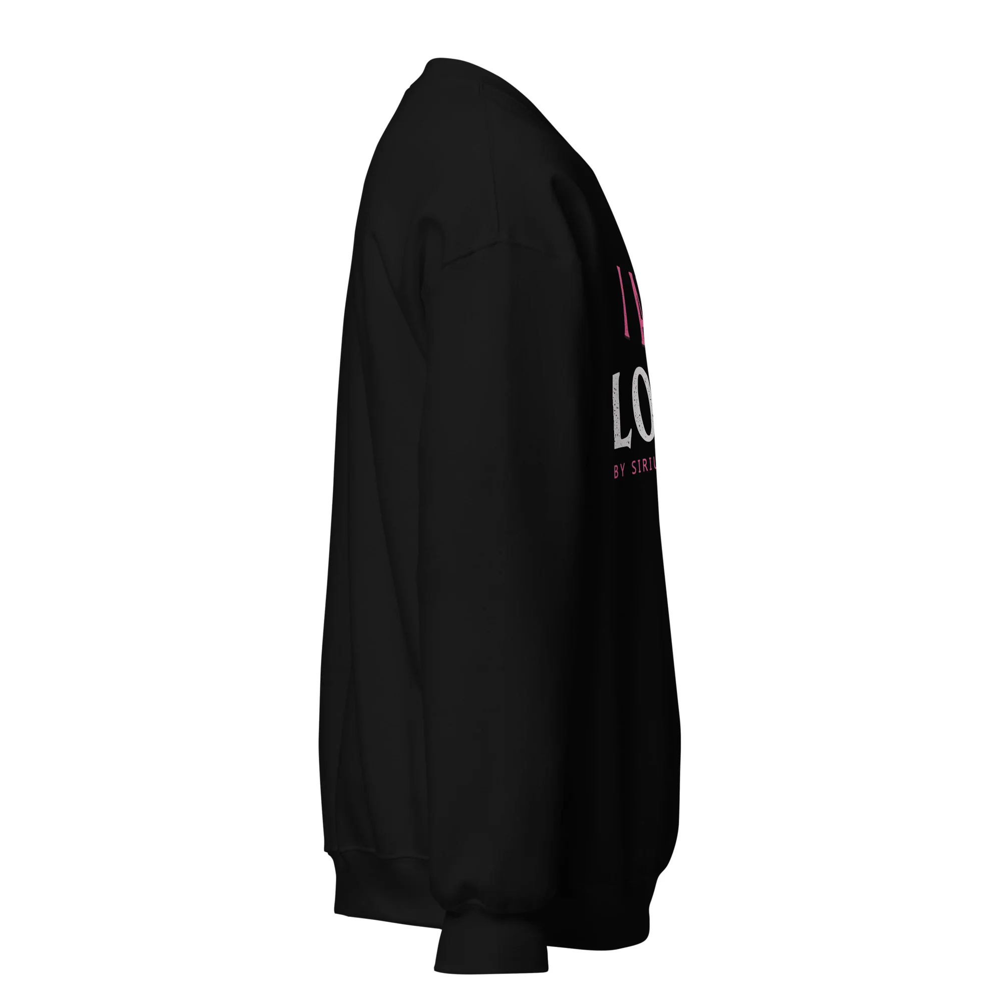 Dr. Laura: I Am Loved Black Sweatshirt - Image 4