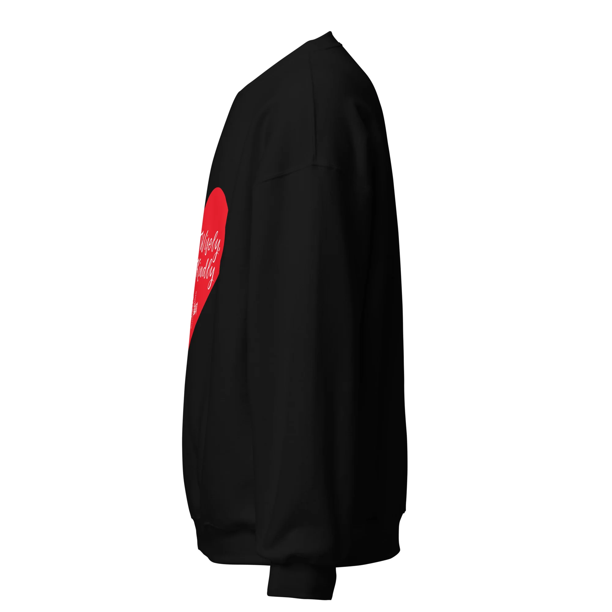 Dr. Laura: Wisely Kindly Black Sweatshirt - Image 3