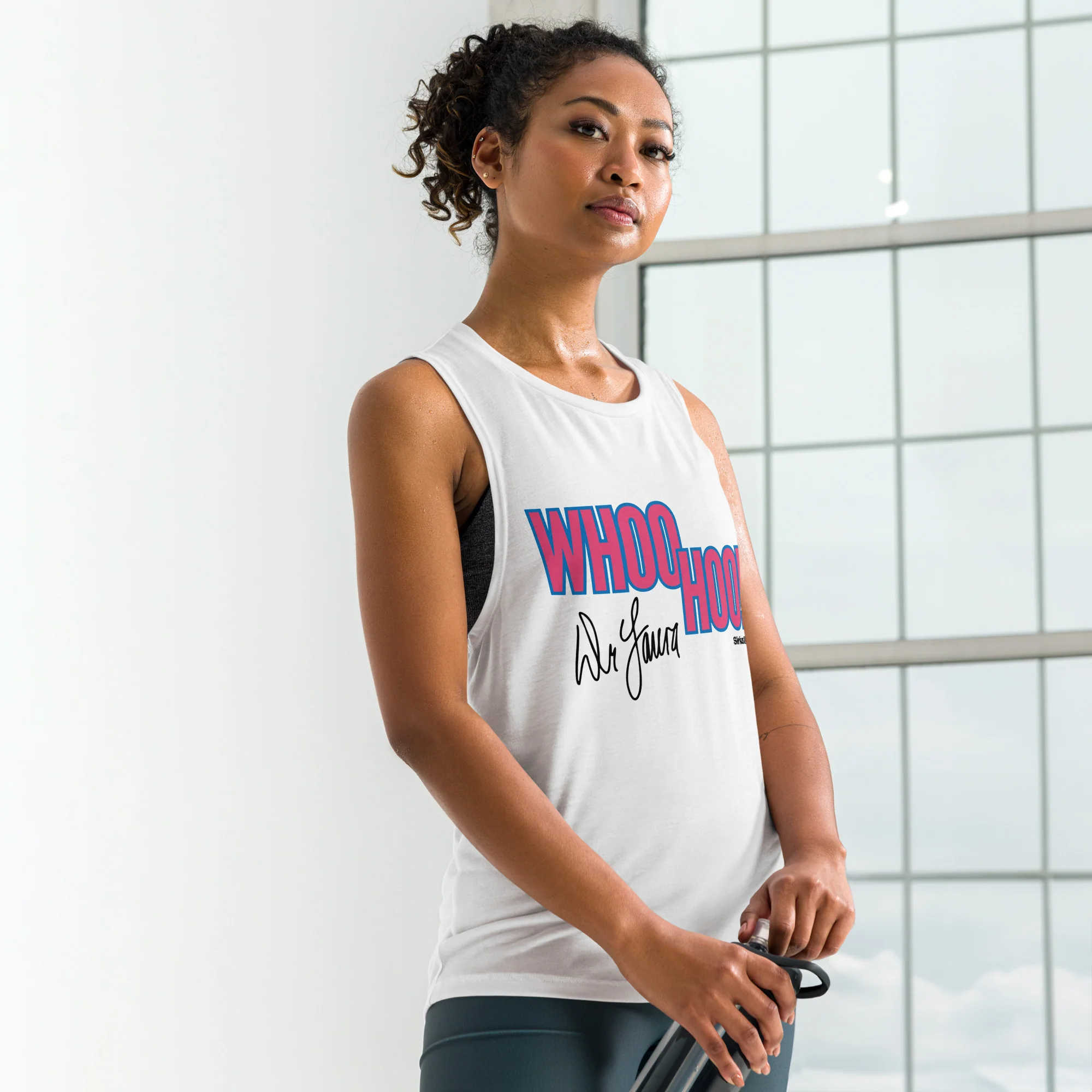 Dr. Laura: Whoo Hoo! Muscle Tank - Image 3