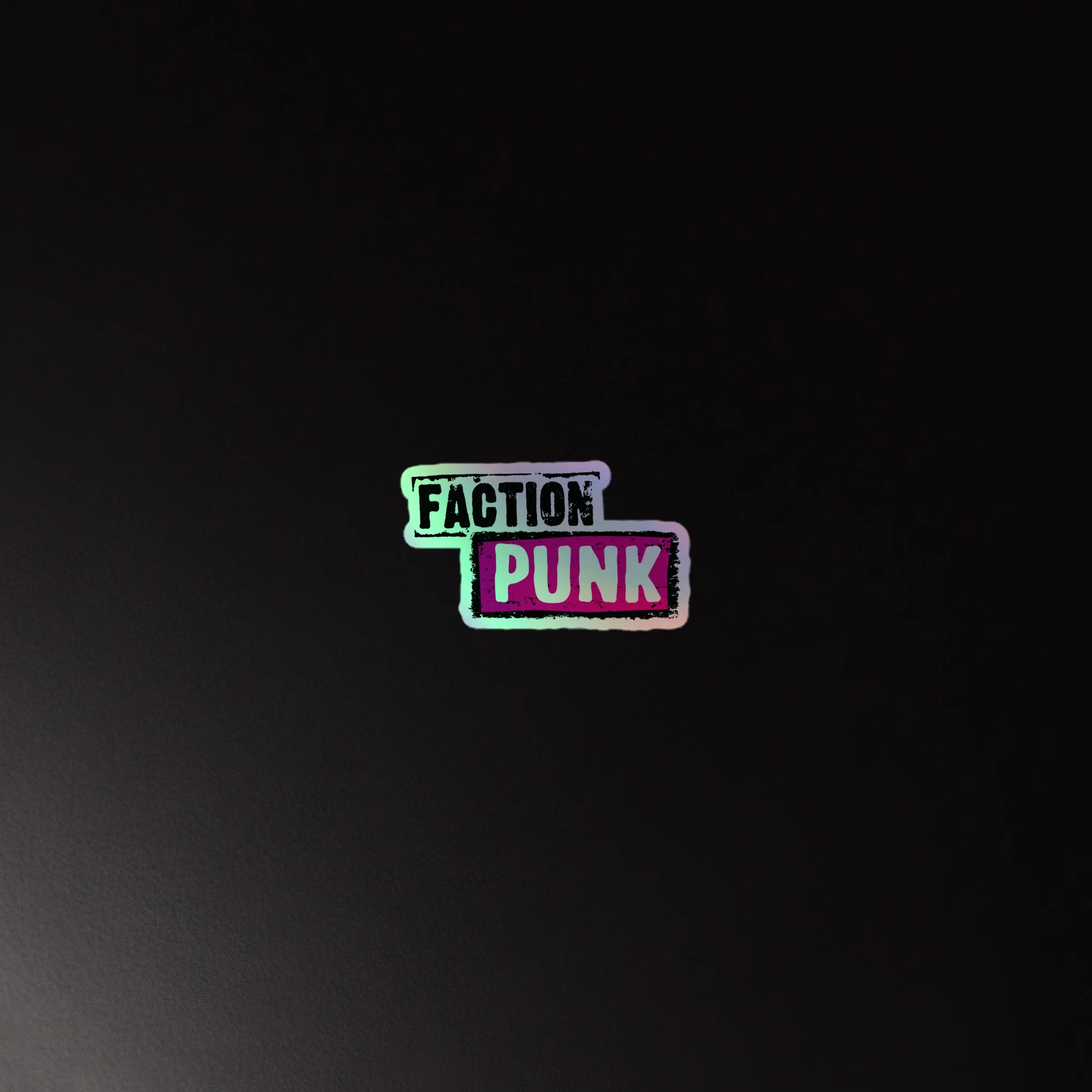 Faction Punk: Holographic Sticker - Image 4