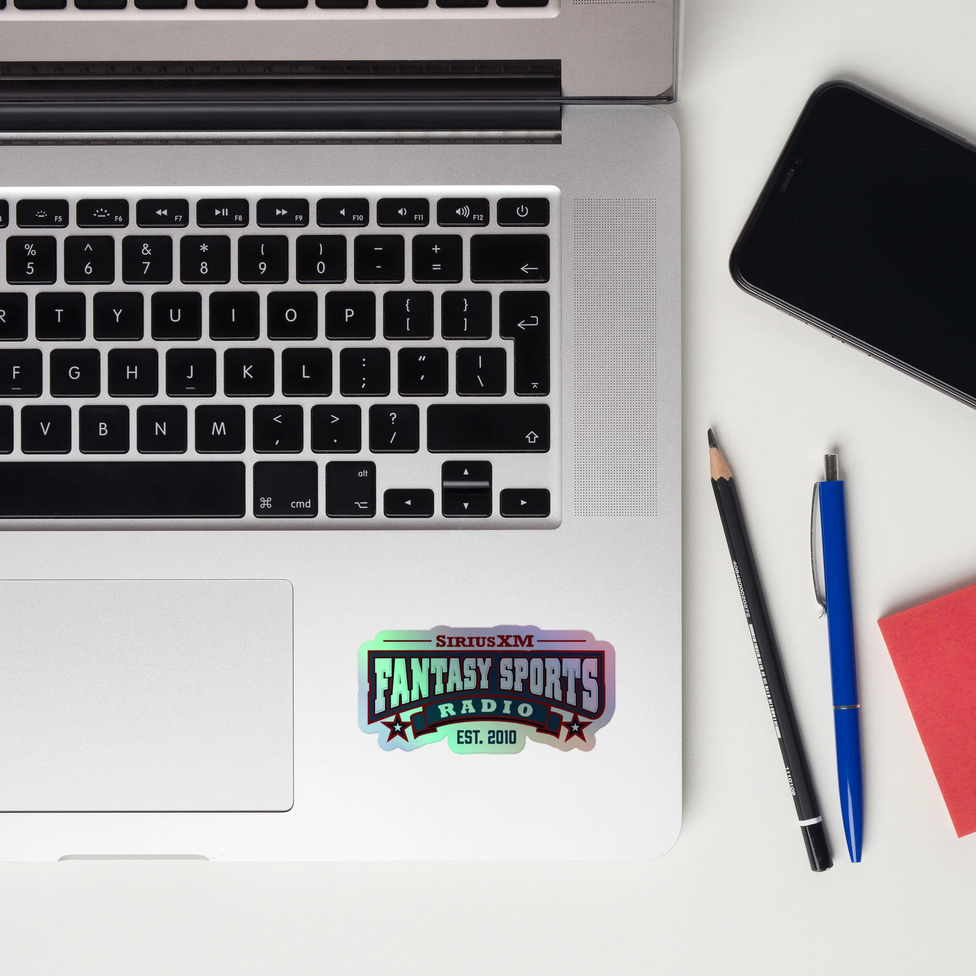 Fantasy Sports Radio: Holographic Sticker - Image 2
