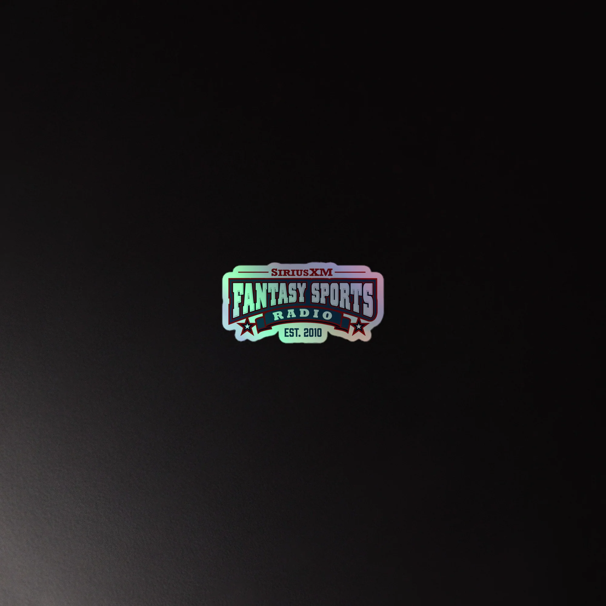 Fantasy Sports Radio: Holographic Sticker - Image 4