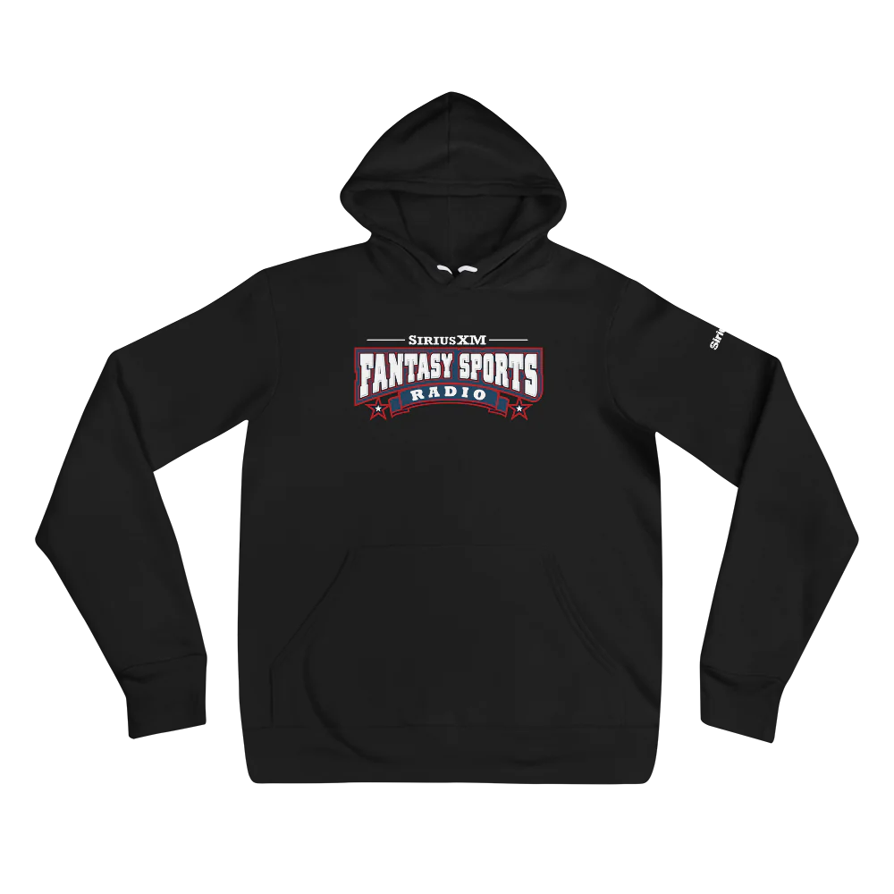 Fantasy Sports Radio: Hoodie (Black) - Image 2