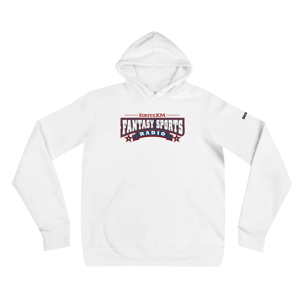 Fantasy Sports Radio: Hoodie (White) - Image 2