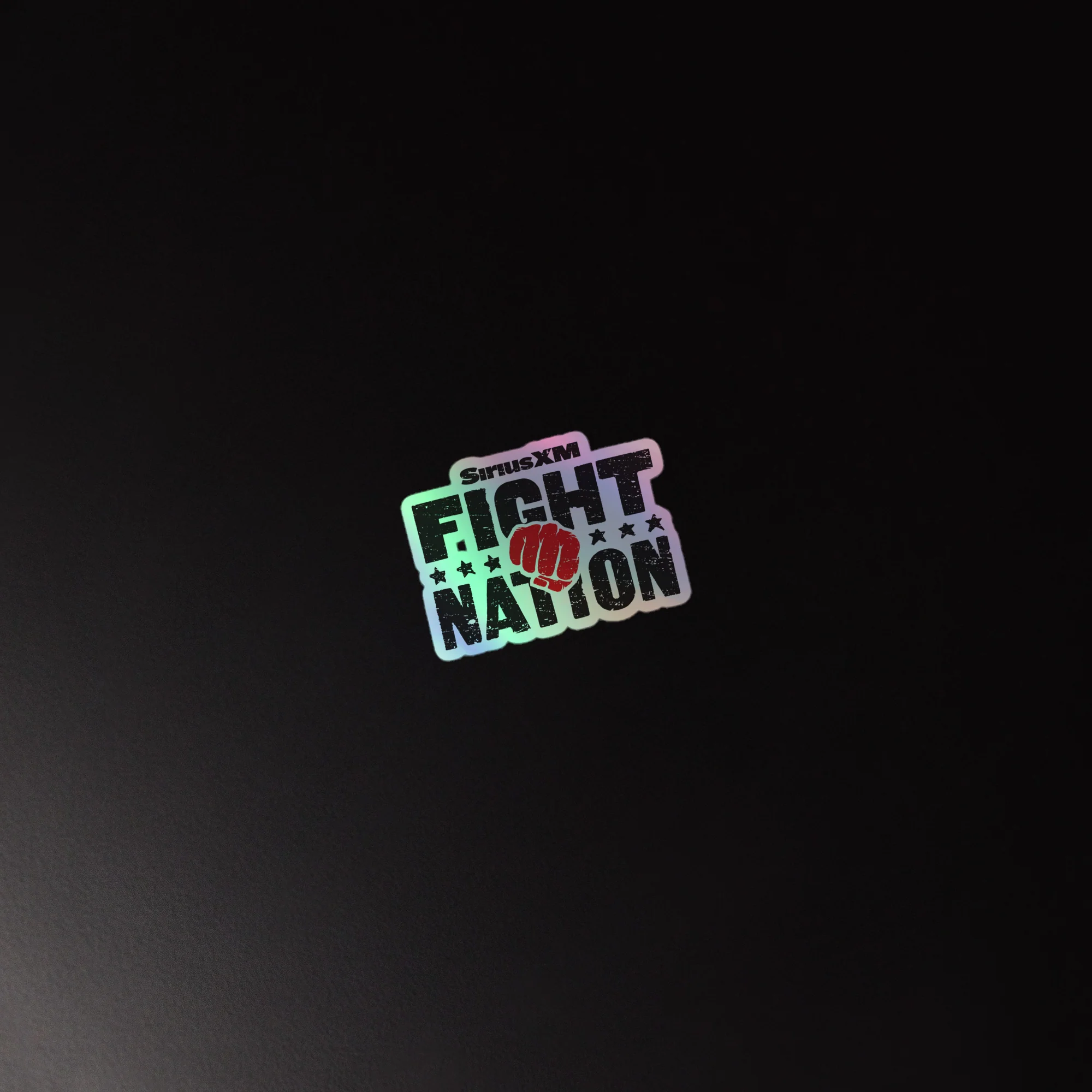 Fight Nation: Holographic Sticker - Image 4