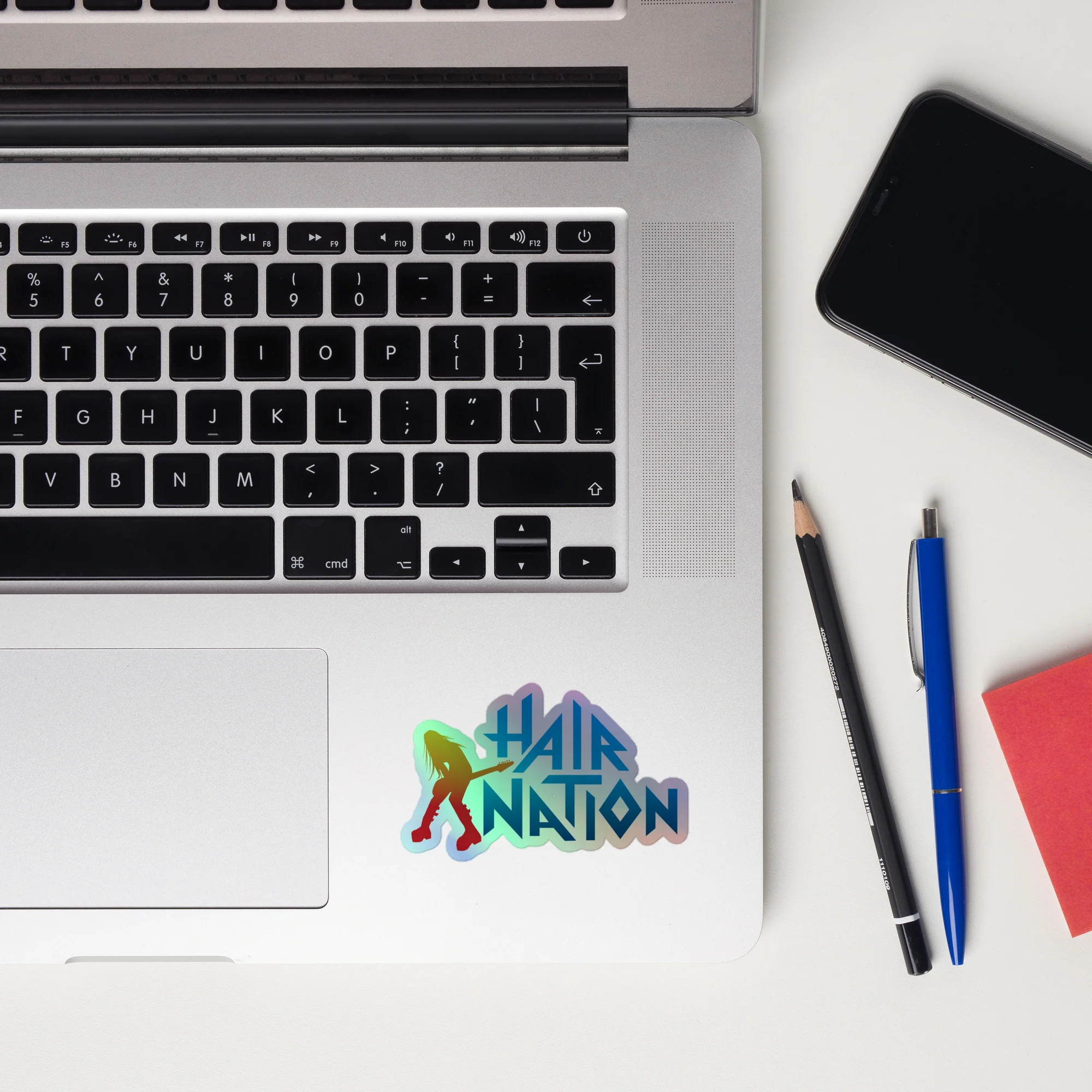 Hair Nation: Holographic Sticker - Image 2