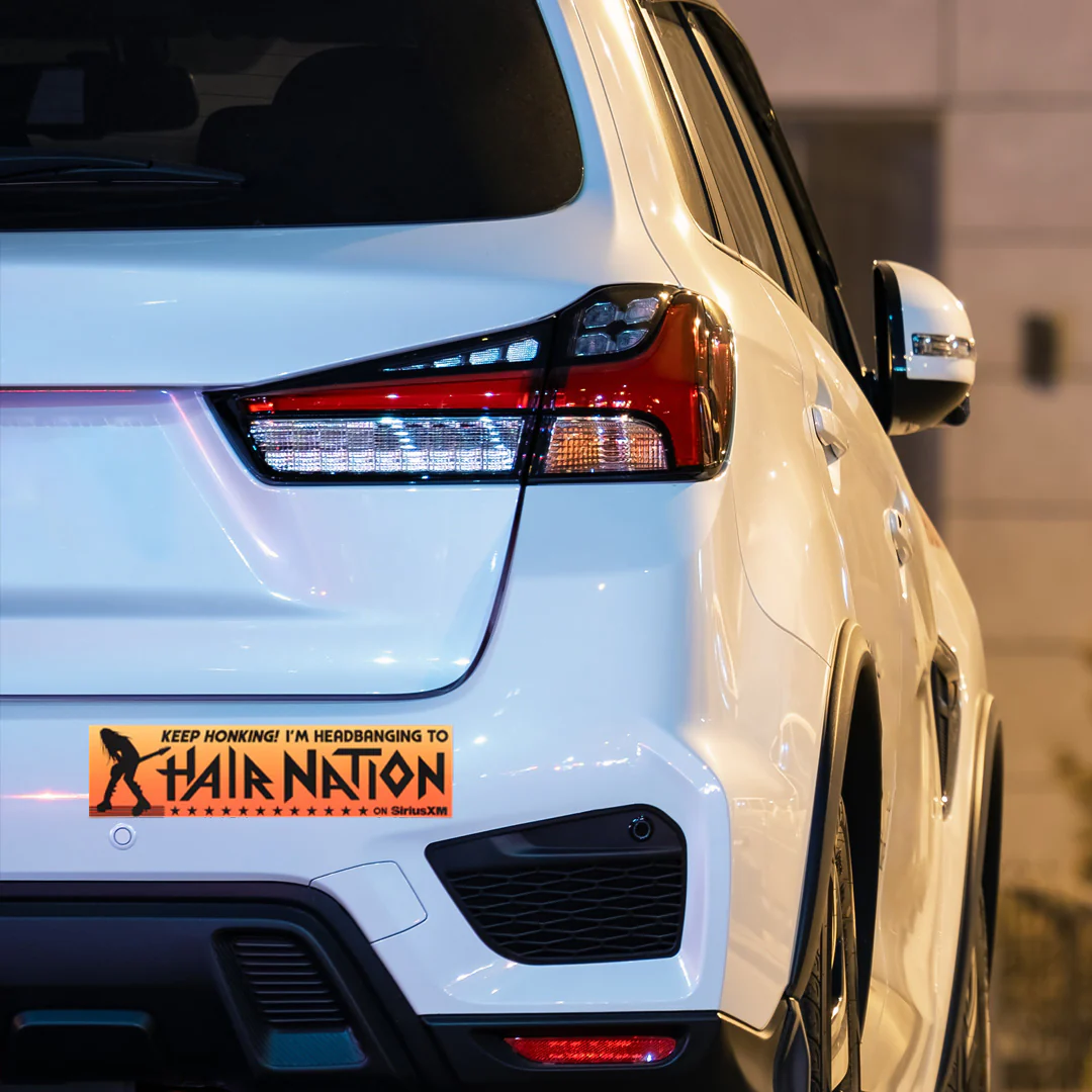 Hair Nation x Oxford Pennant: I'm Headbanging Bumper Sticker - Image 2