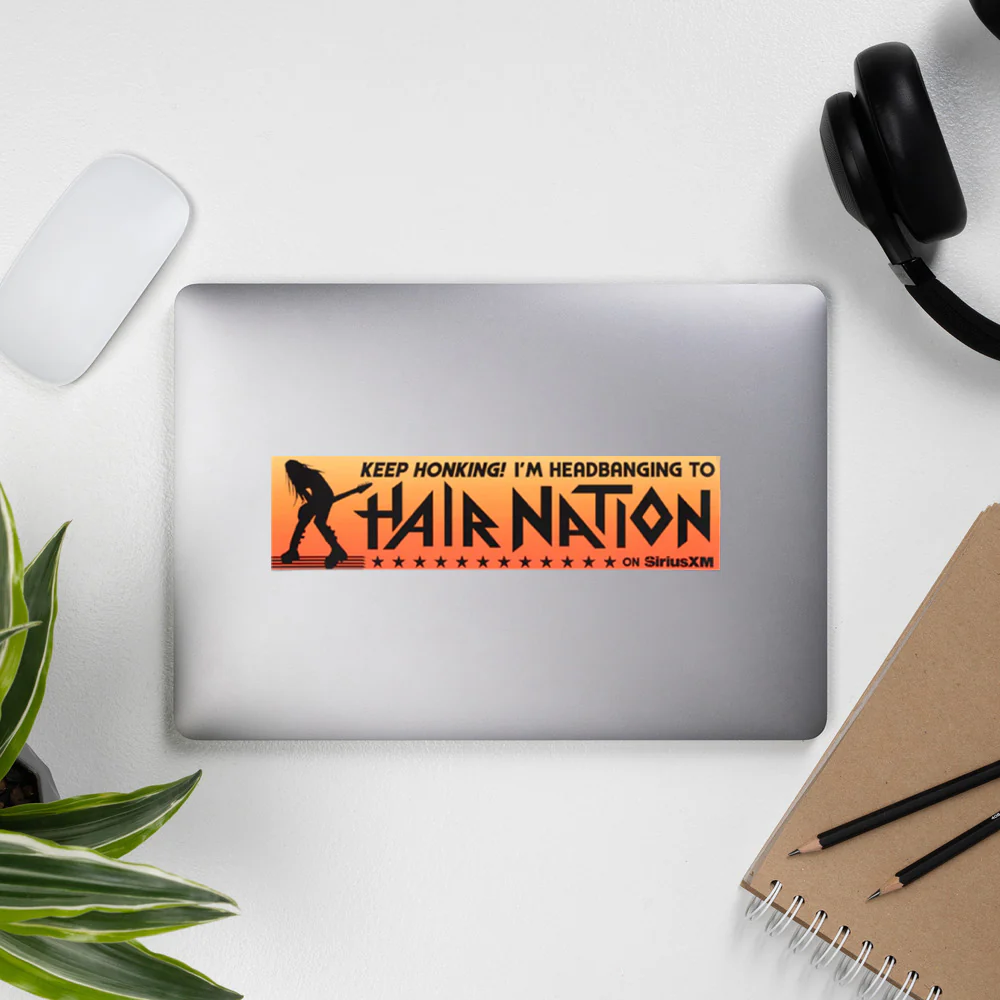 Hair Nation x Oxford Pennant: I'm Headbanging Bumper Sticker - Image 3