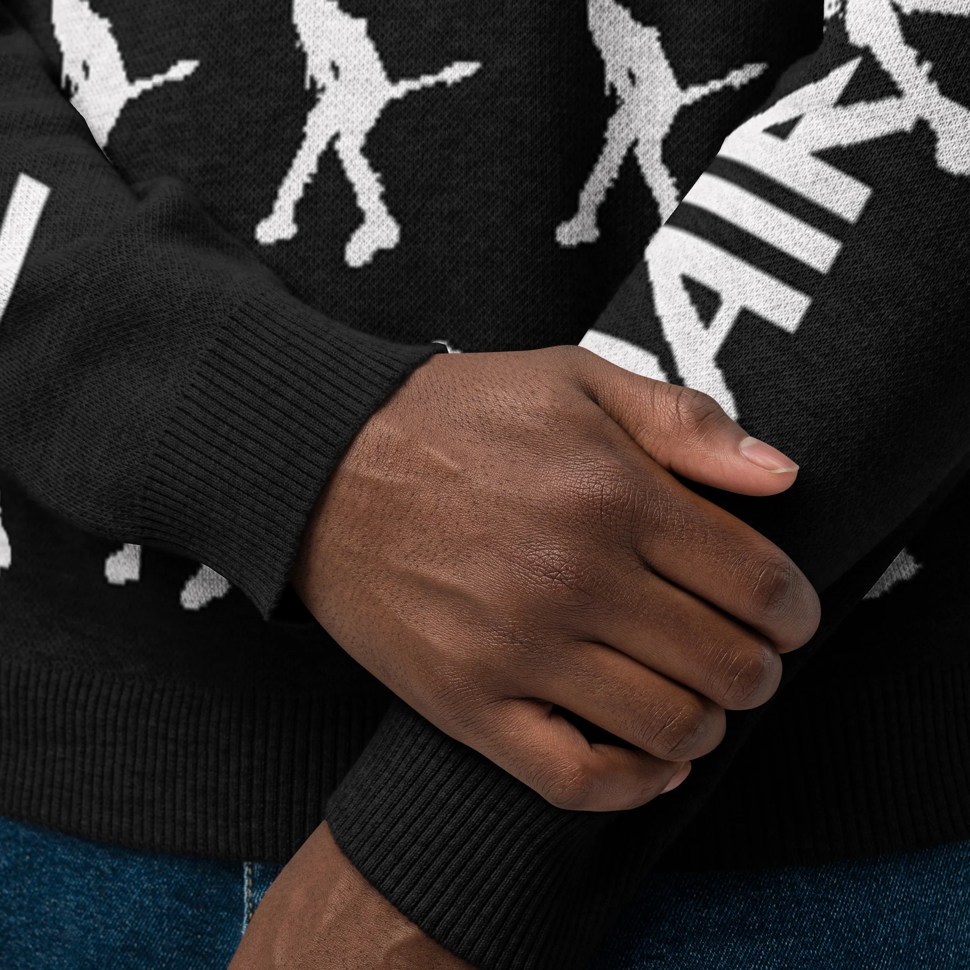 Hair Nation: REAL Knitted Midnight Sweater - Image 4