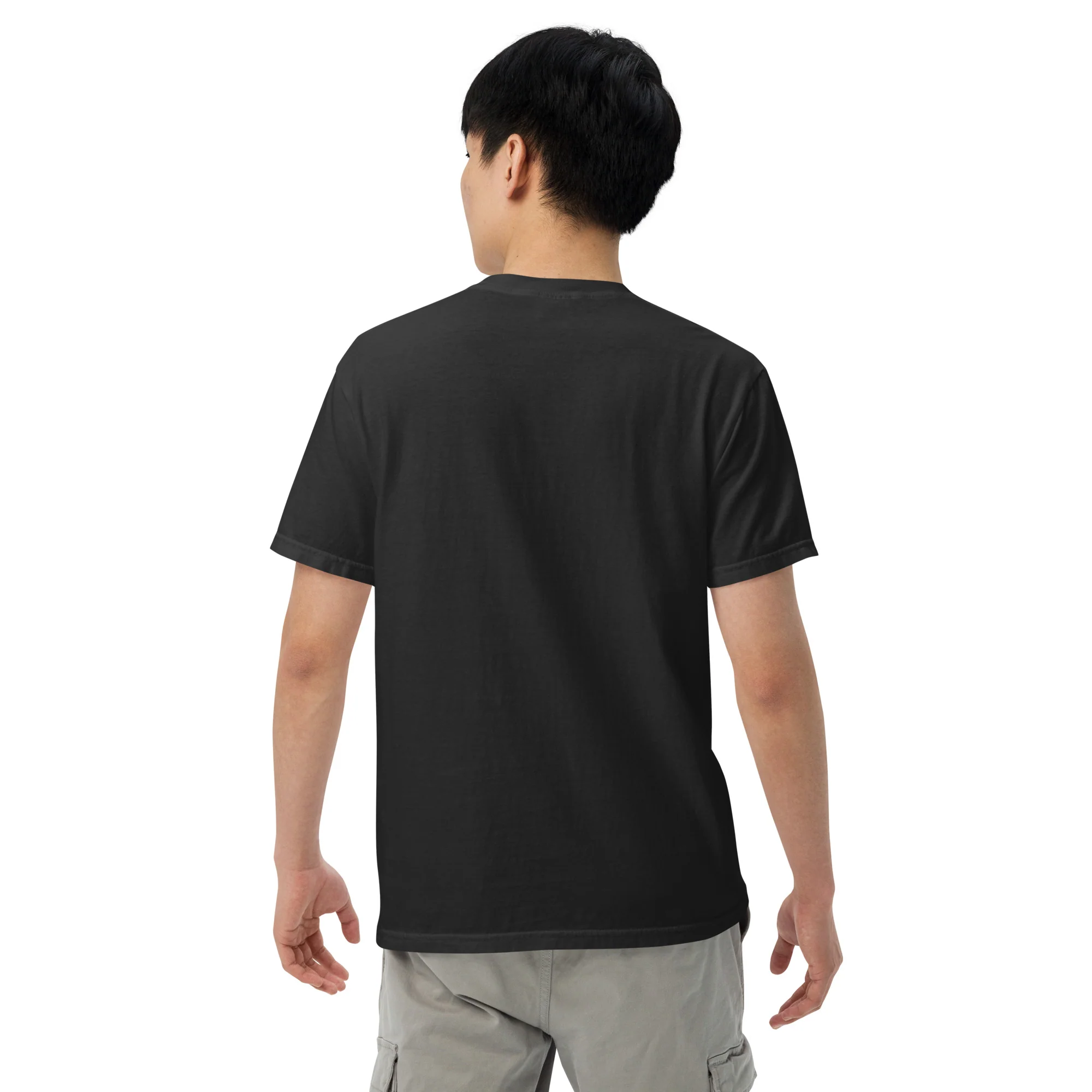 Highway Mornings with Cody Alan: Black On Black Heavyweight T-shirt - Image 4