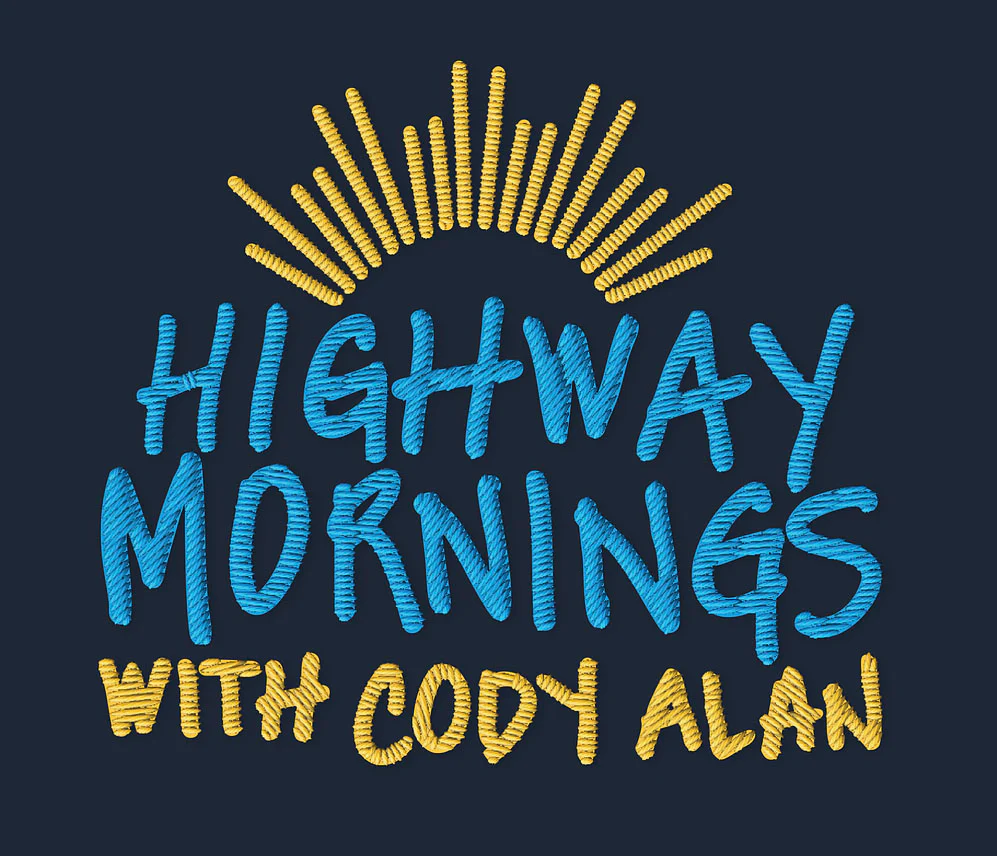 Highway Mornings with Cody Alan: Fitted Trucker Hat - Image 3
