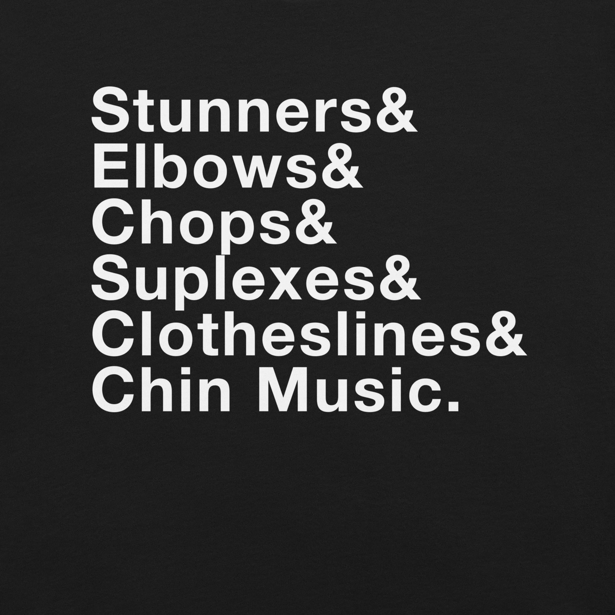 Pro Wrestling Nation 24/7: Ampersands T-shirt - Image 3