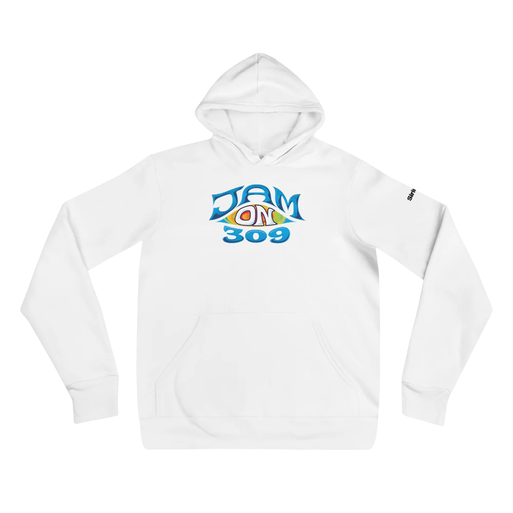 Jam on 309: Hoodie (White) - Image 2