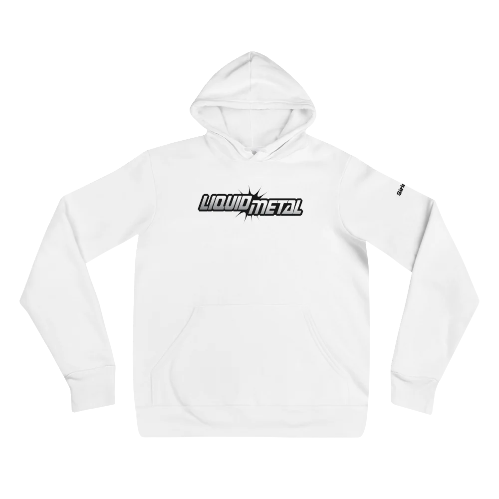 Liquid Metal: Hoodie (White) - Image 2